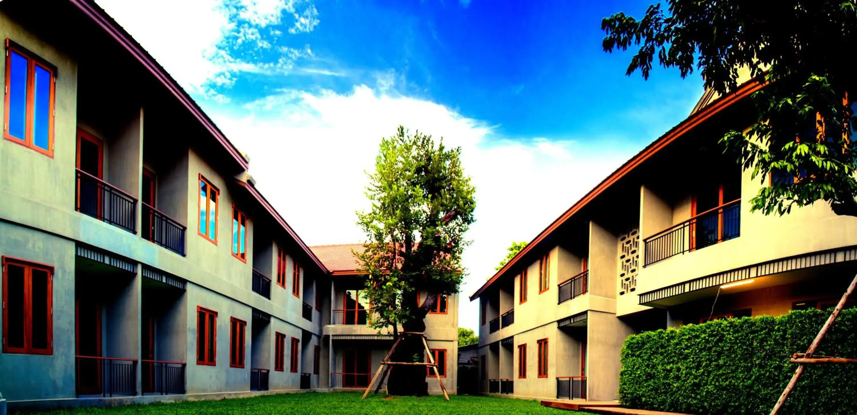 Bird's eye view, Property Building in Chu Hotel