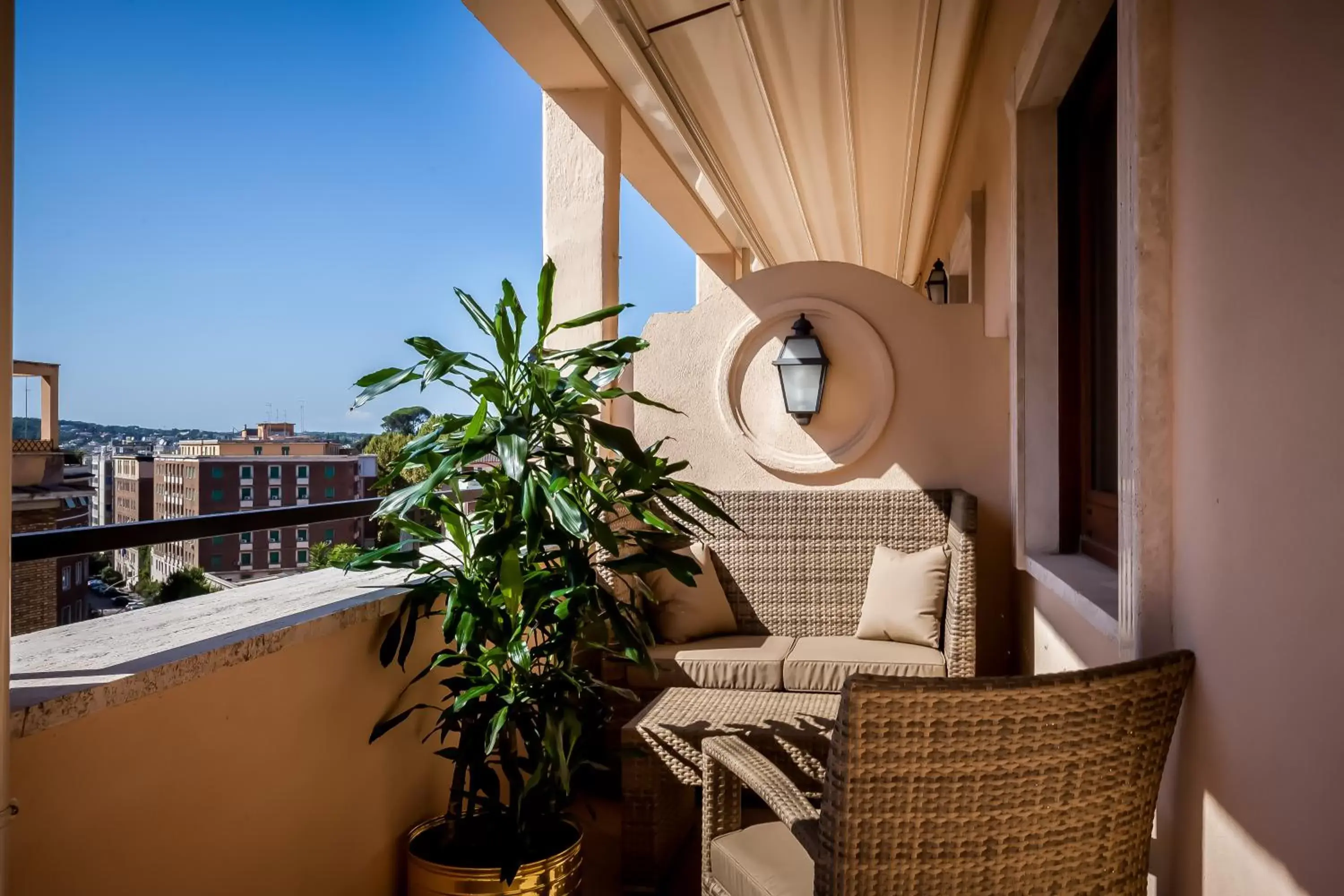 Balcony/Terrace in Radisson Blu GHR Rome