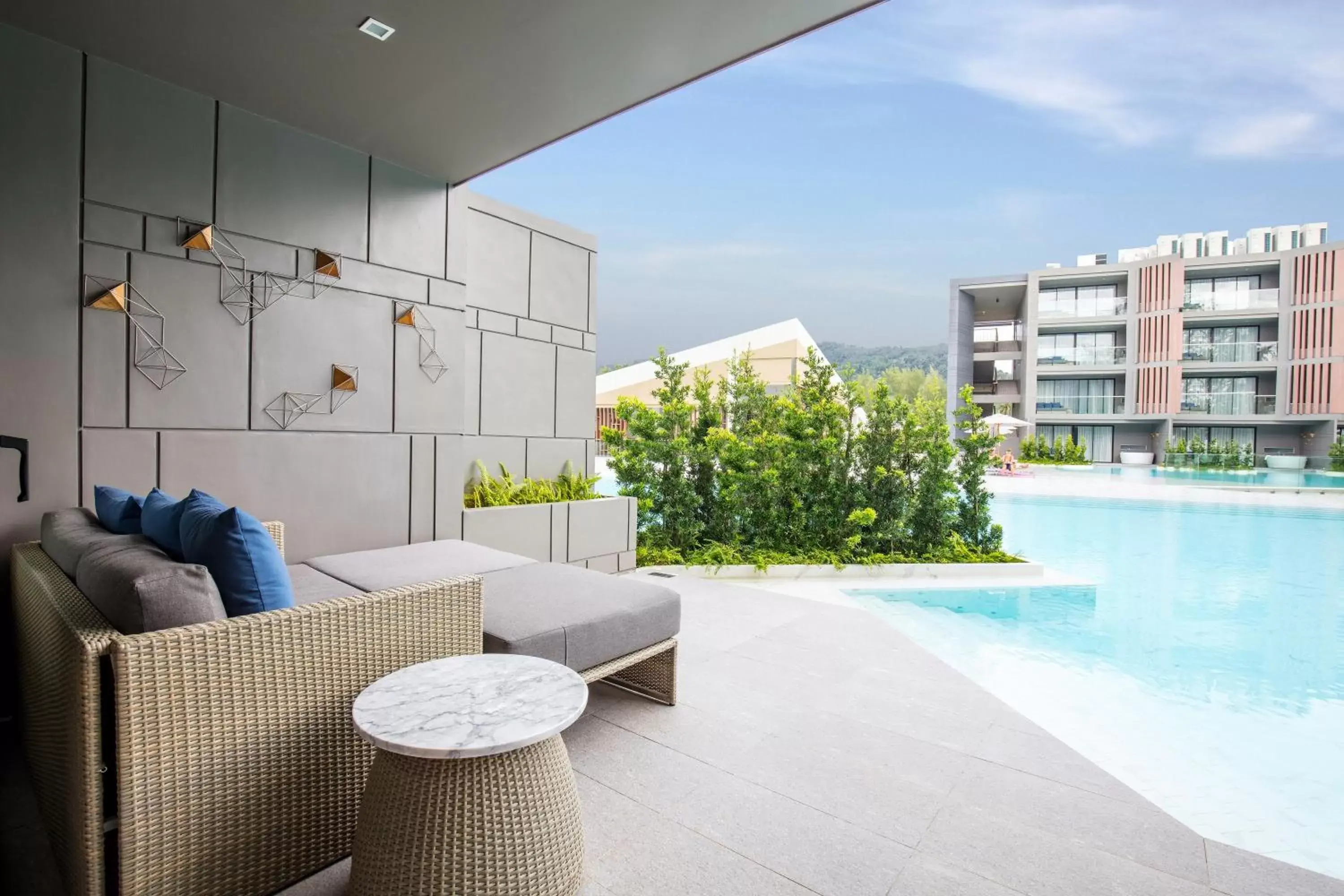 Balcony/Terrace, Swimming Pool in La Vela Khao Lak - SHA Extra Plus