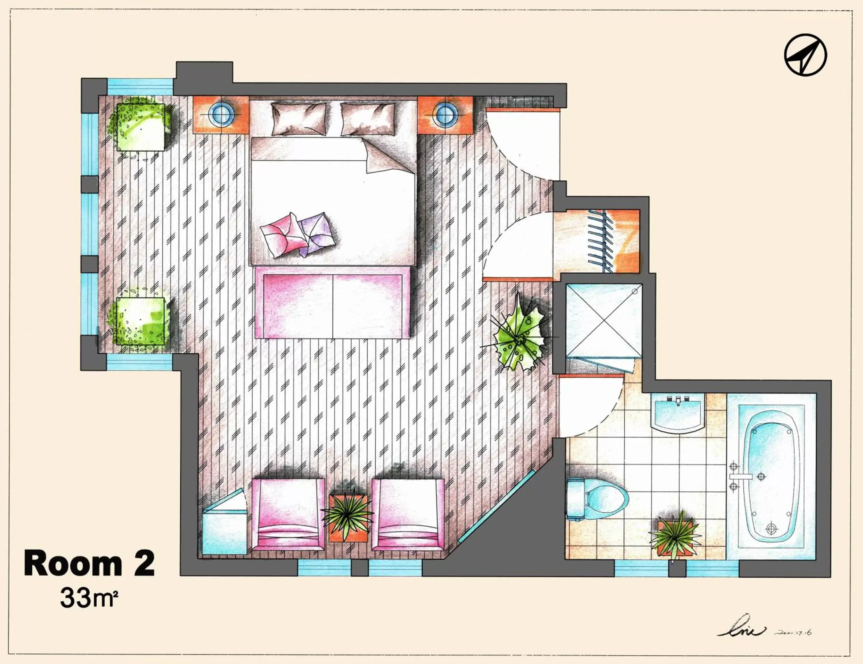 Floor Plan in No 1 Grafton Inn
