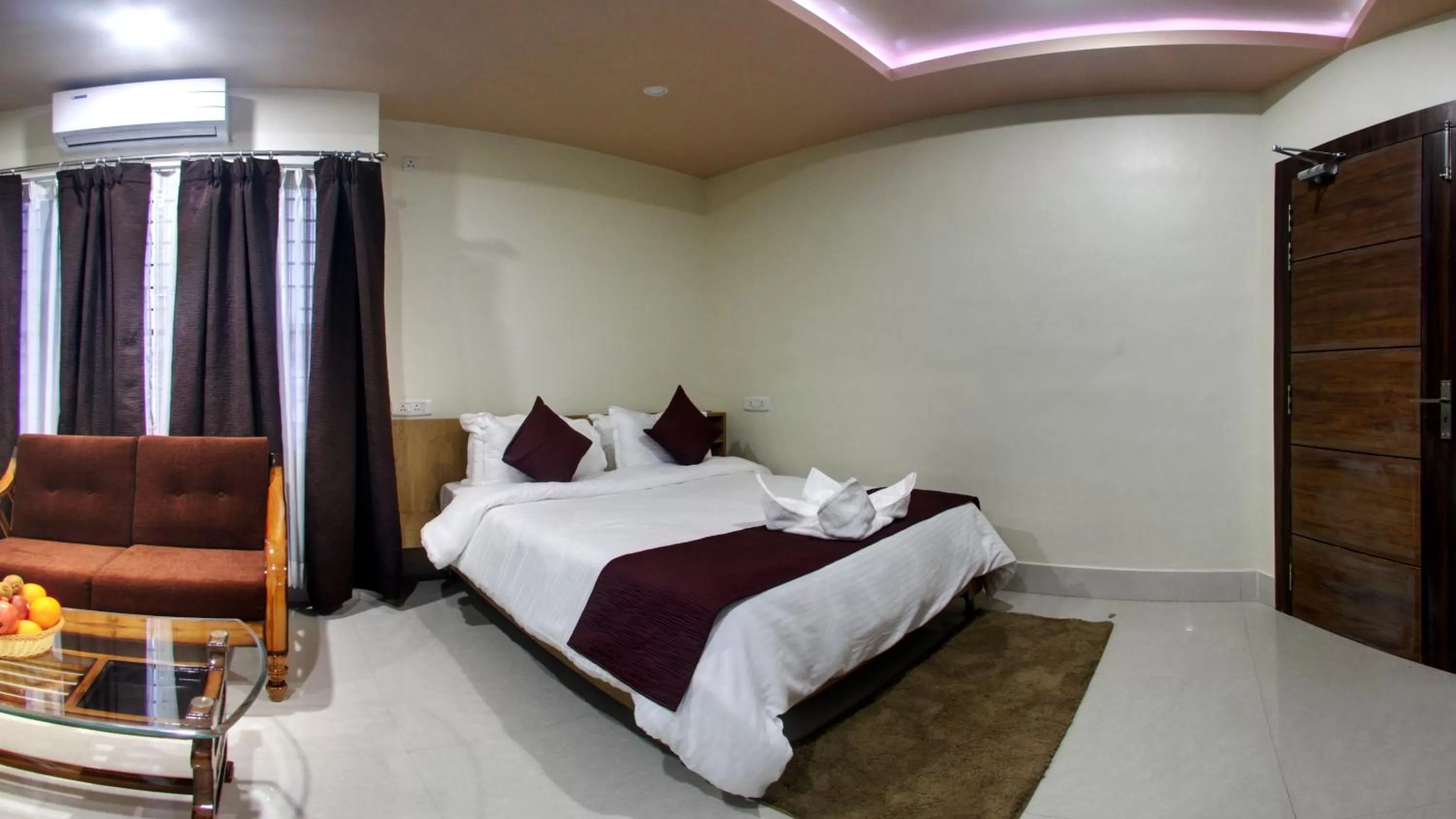 Bed in Bharalu Residency