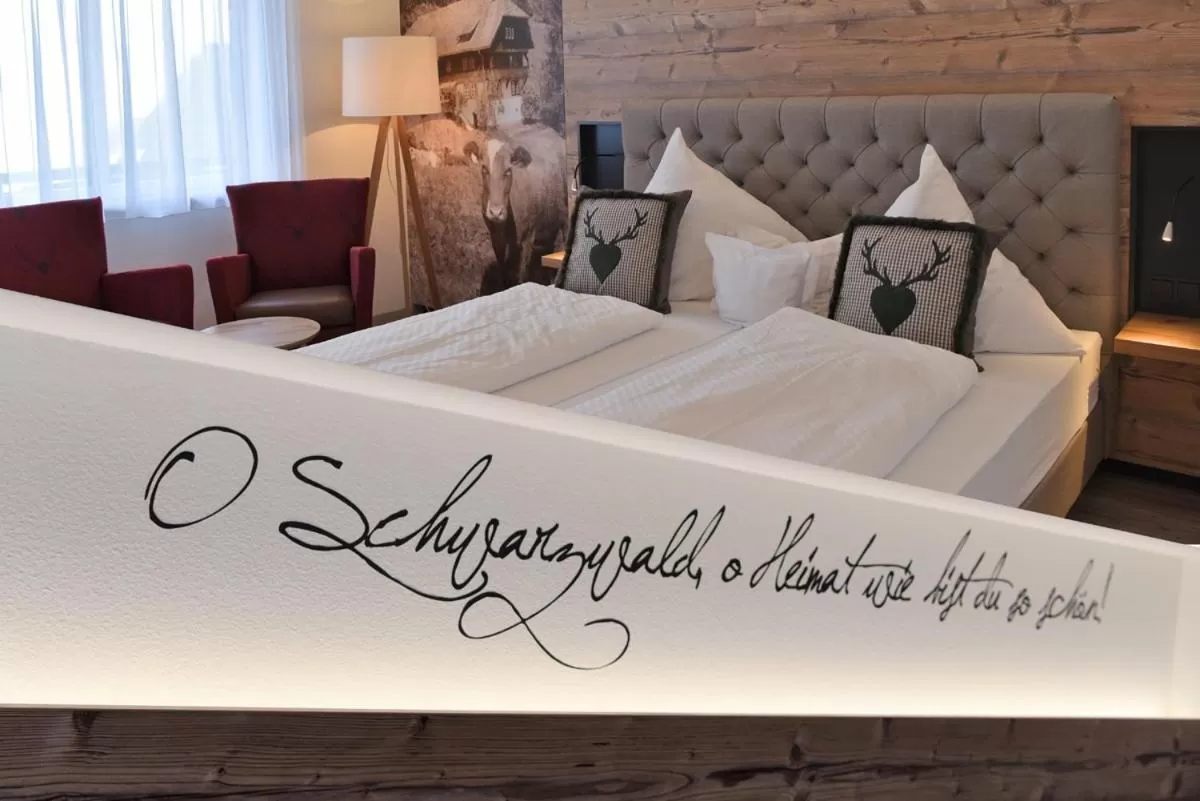 Photo of the whole room, Bed in Hotel Hirschen