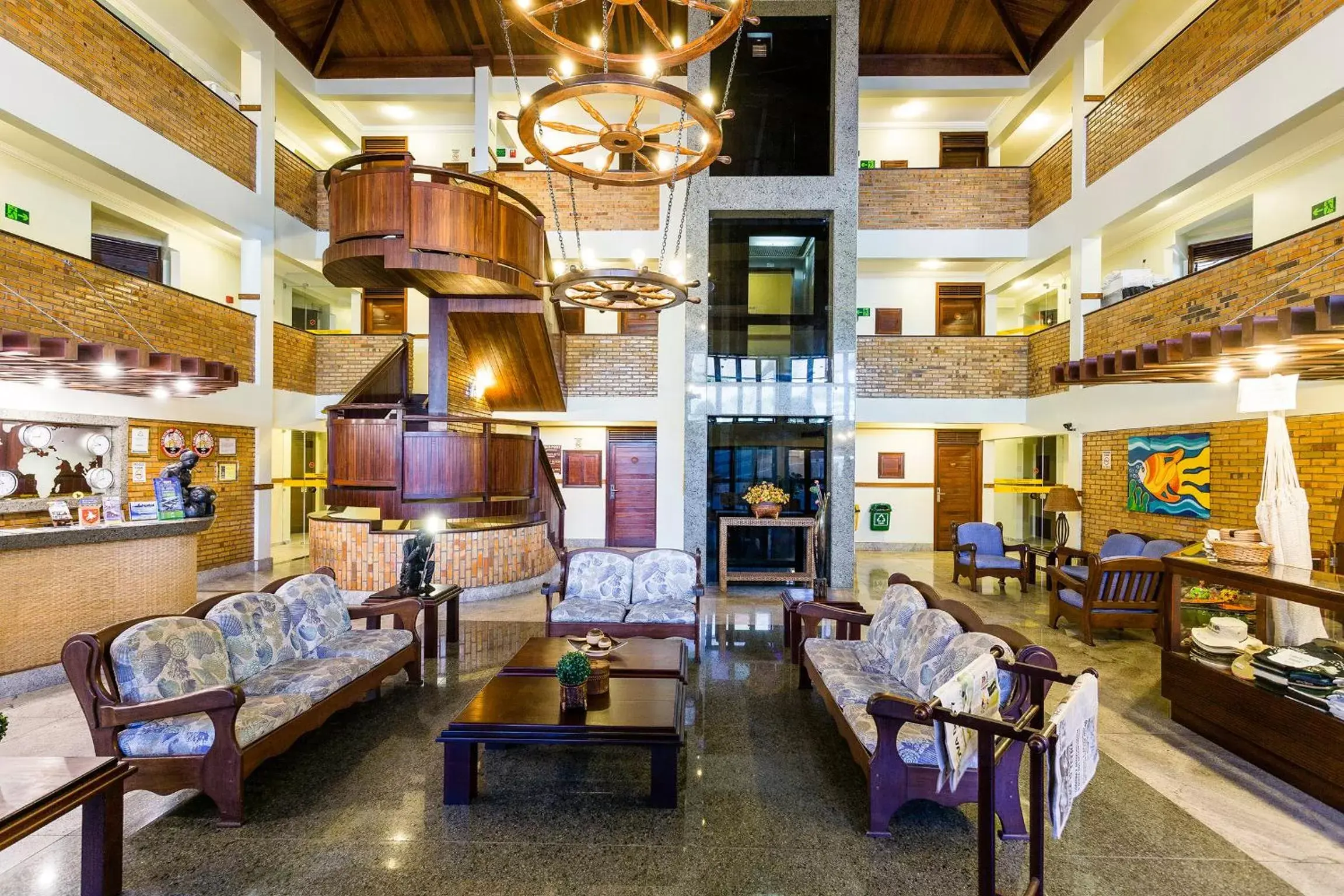 Lobby or reception in Pizzato Praia Hotel Lobby or reception in Pizzato Praia Hotel