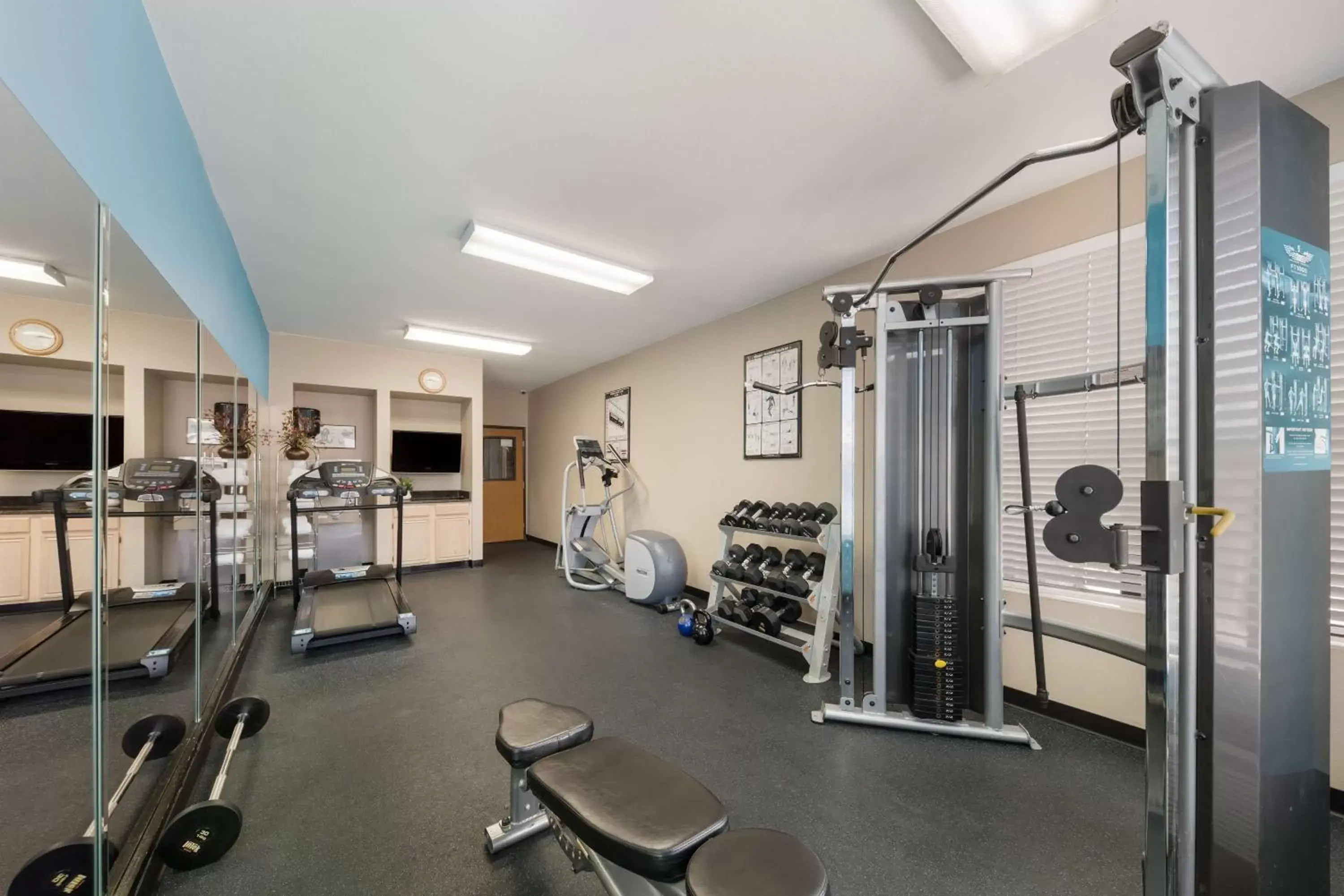 Fitness centre/facilities, Fitness Center/Facilities in SureStay Plus Hotel by Best Western Plano