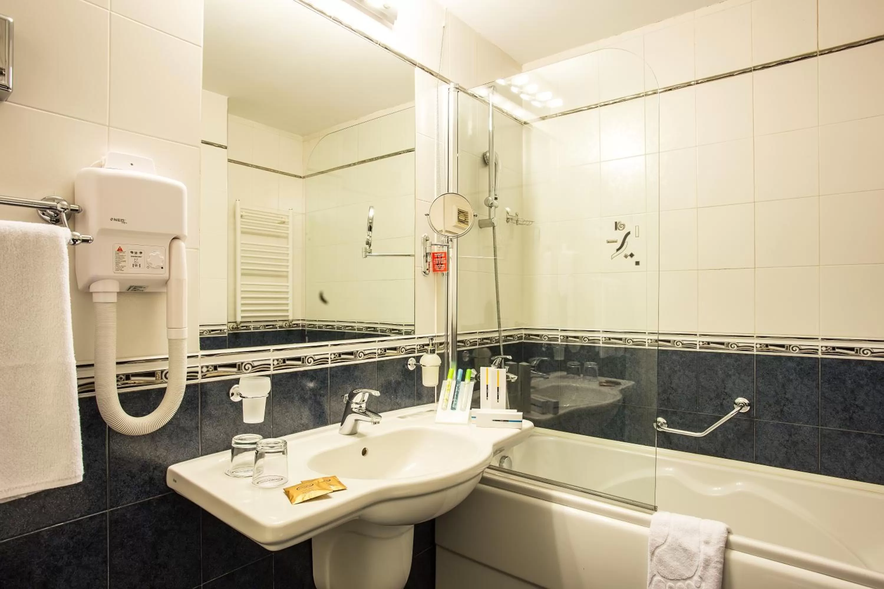 Shower in Europe Hotel