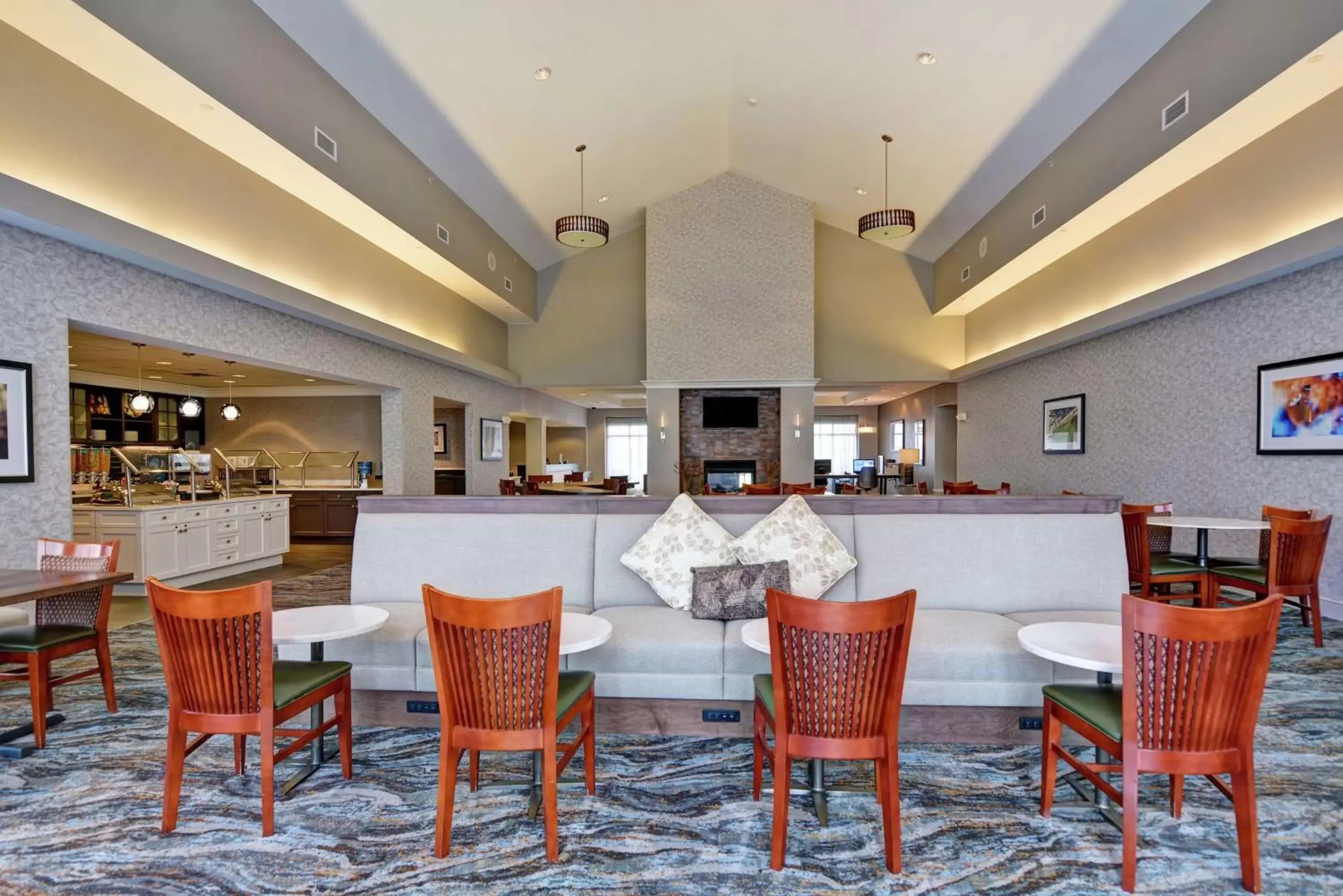 Dining area, Restaurant/Places to Eat in Homewood Suites Fredericksburg