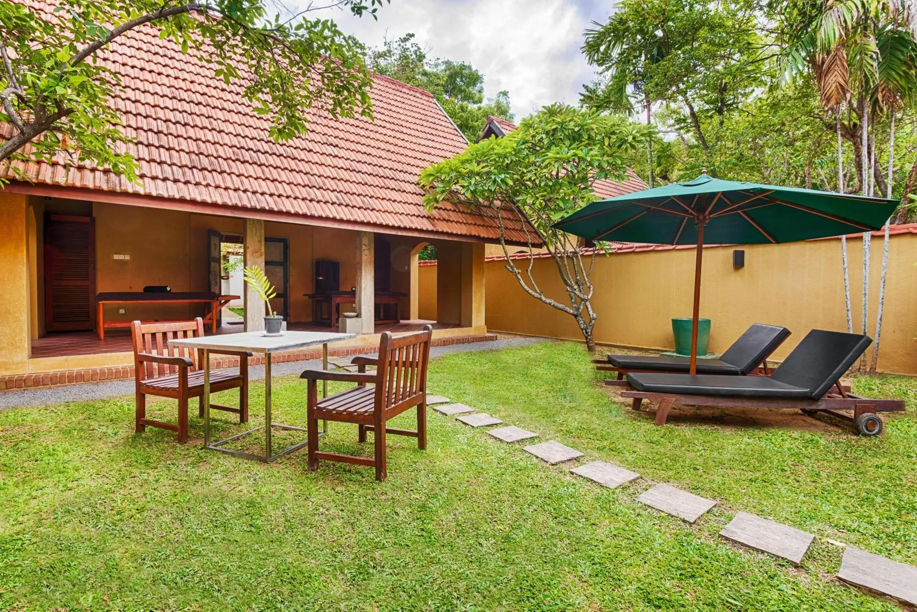 Patio in Jetwing Ayurveda Pavilions - Full Board & Treatments