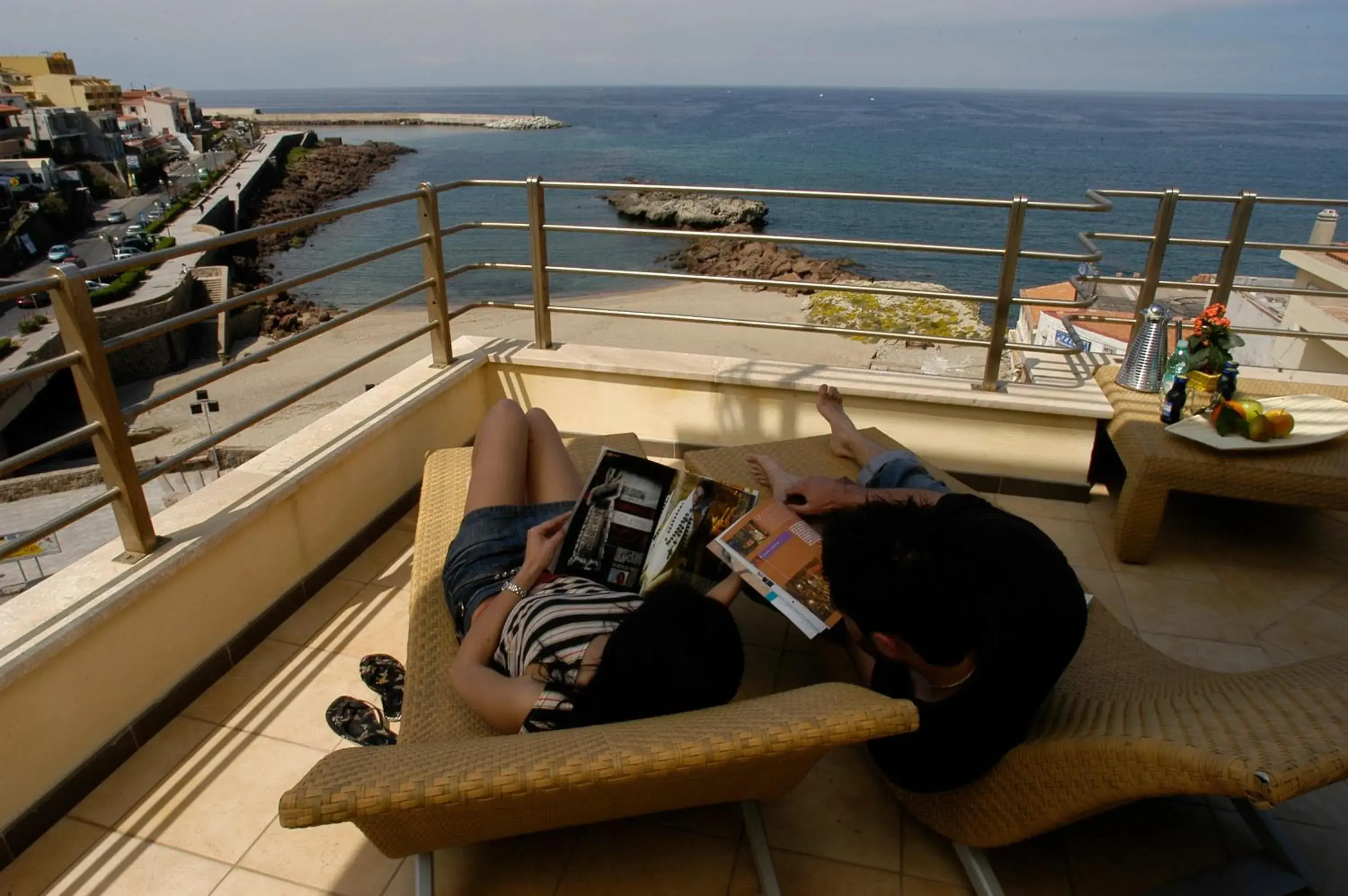 Sea view, Balcony/Terrace in Janus Hotel