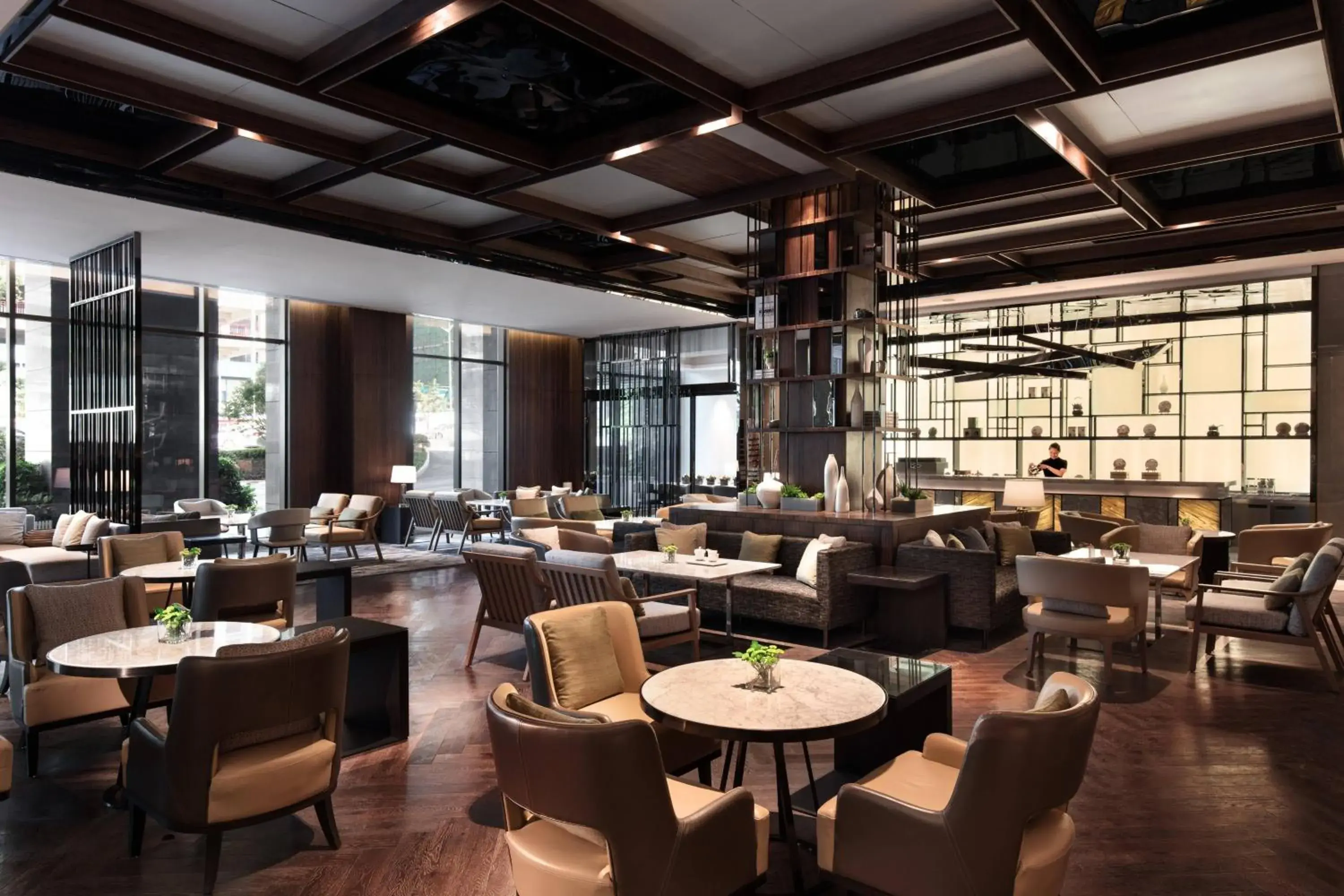 Lounge or bar, Restaurant/Places to Eat in Courtyard by Marriott Changsha South