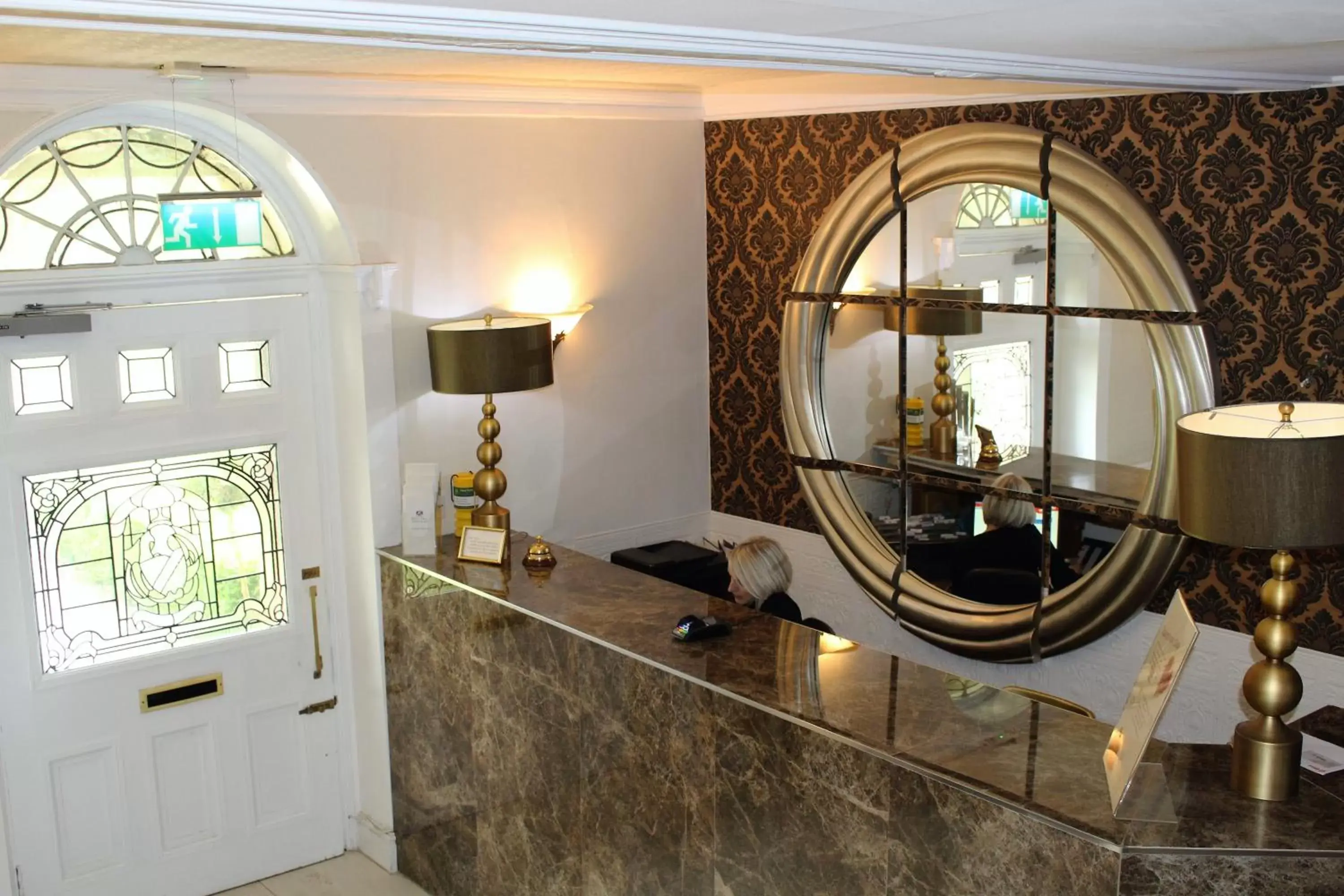 Lobby or reception, Bathroom in Risley Hall Hotel