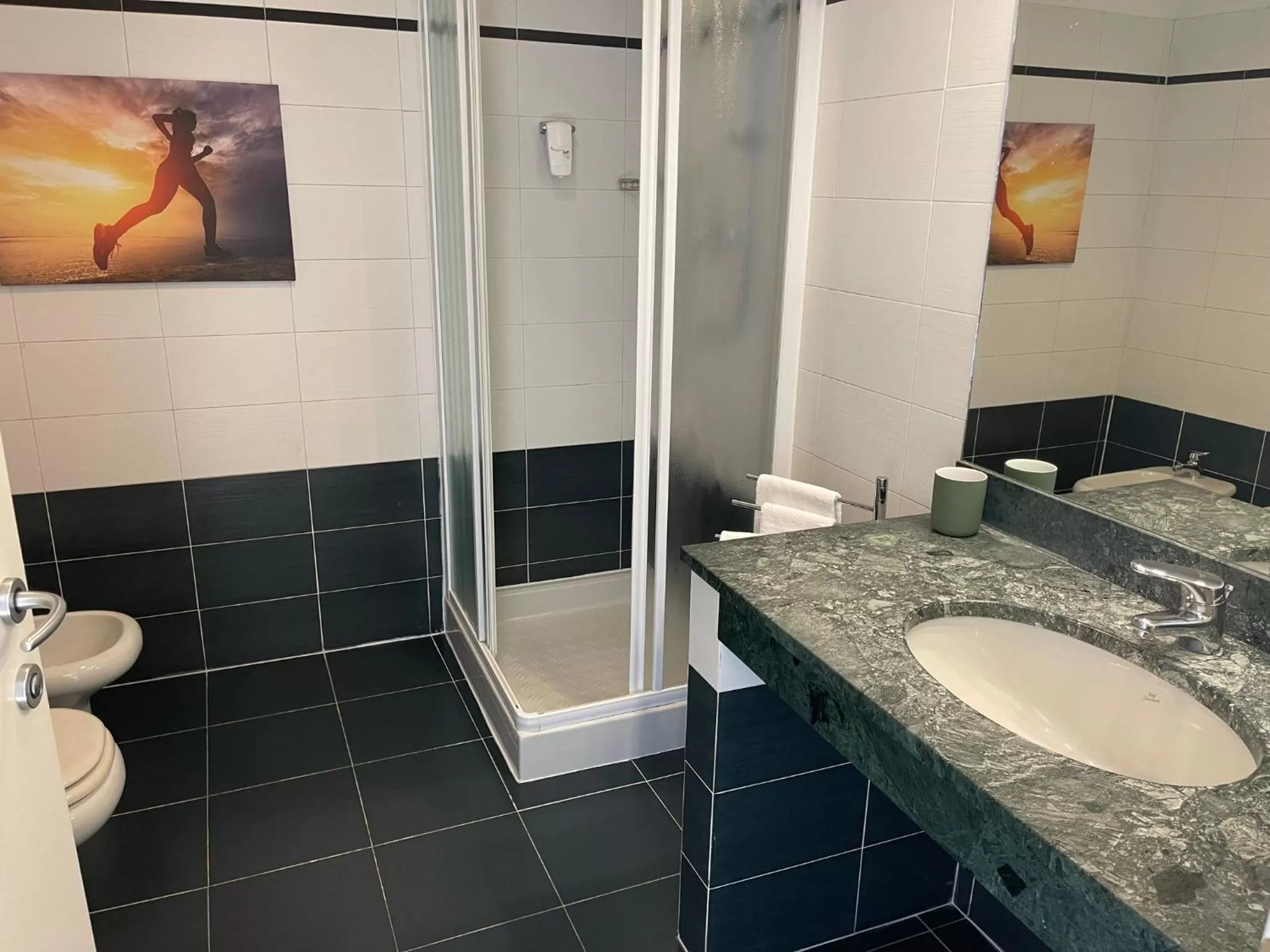 Shower in Hotel Sporting Brugherio