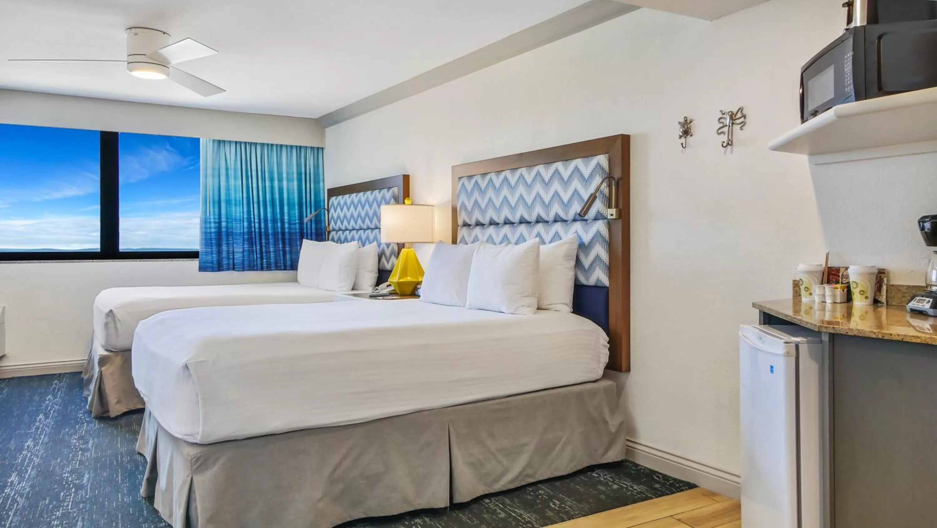 Bed in Bilmar Beach Resort