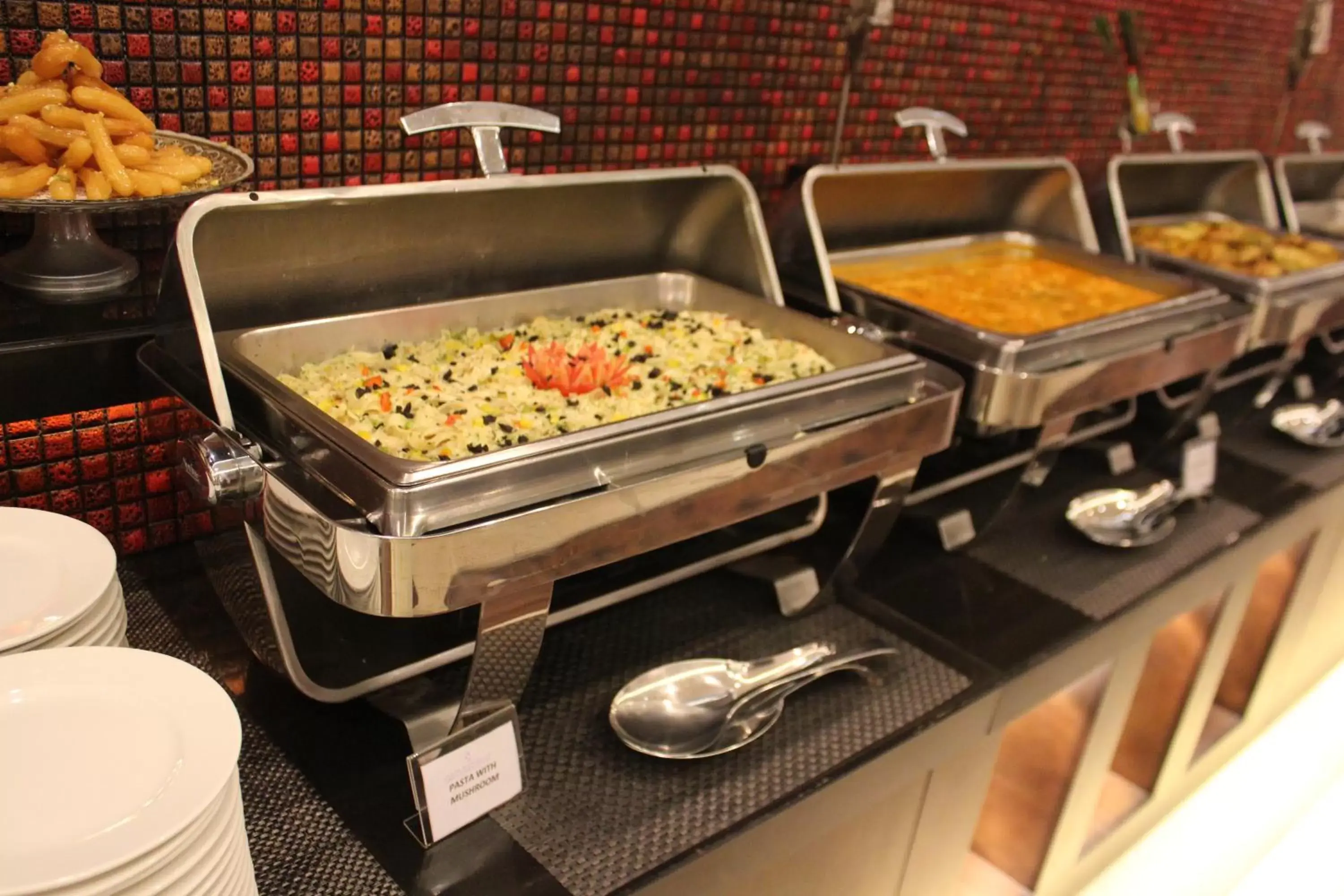 Buffet breakfast, Food in Executives Hotel - Olaya