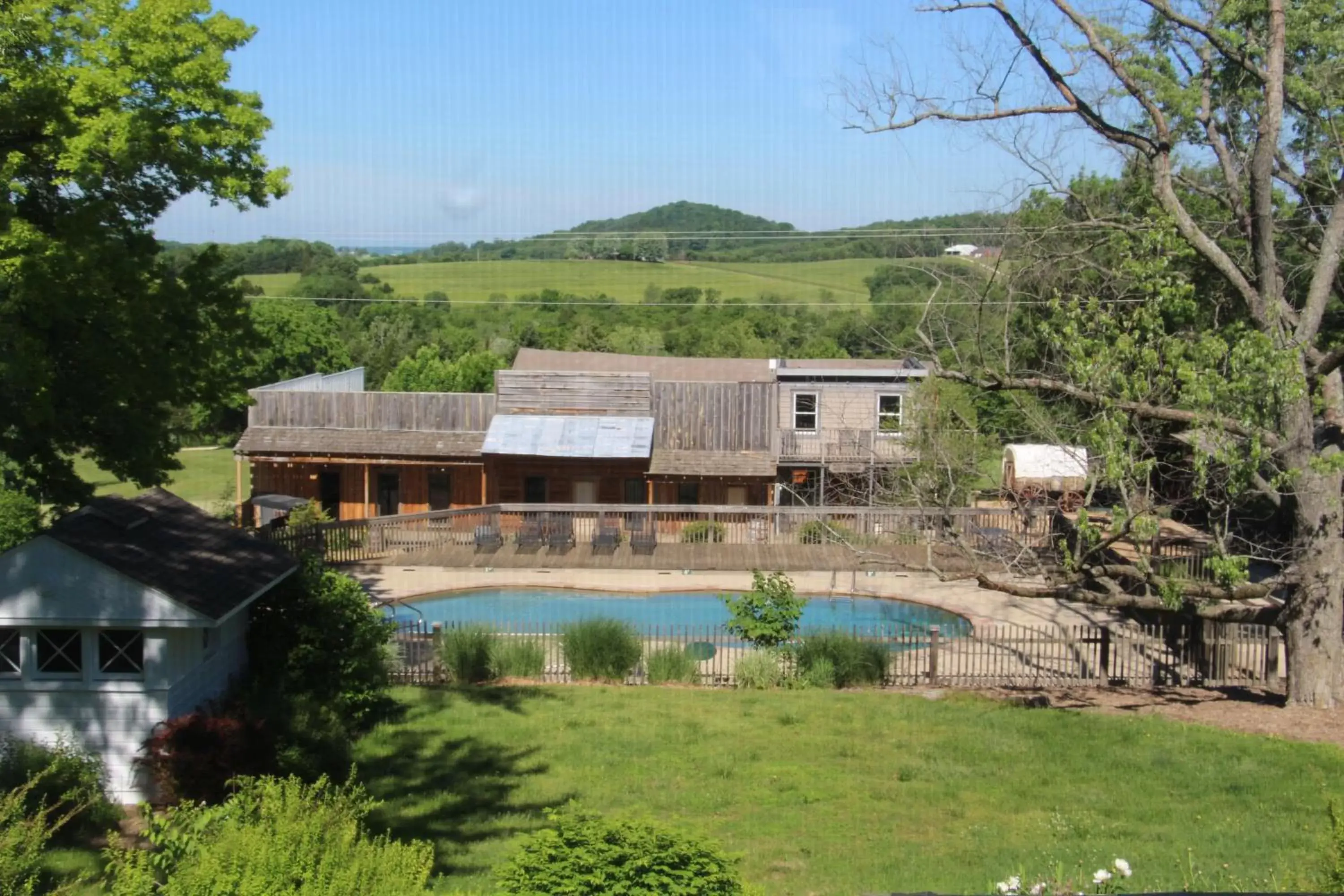 Patio, Pool View in Cedar Creek