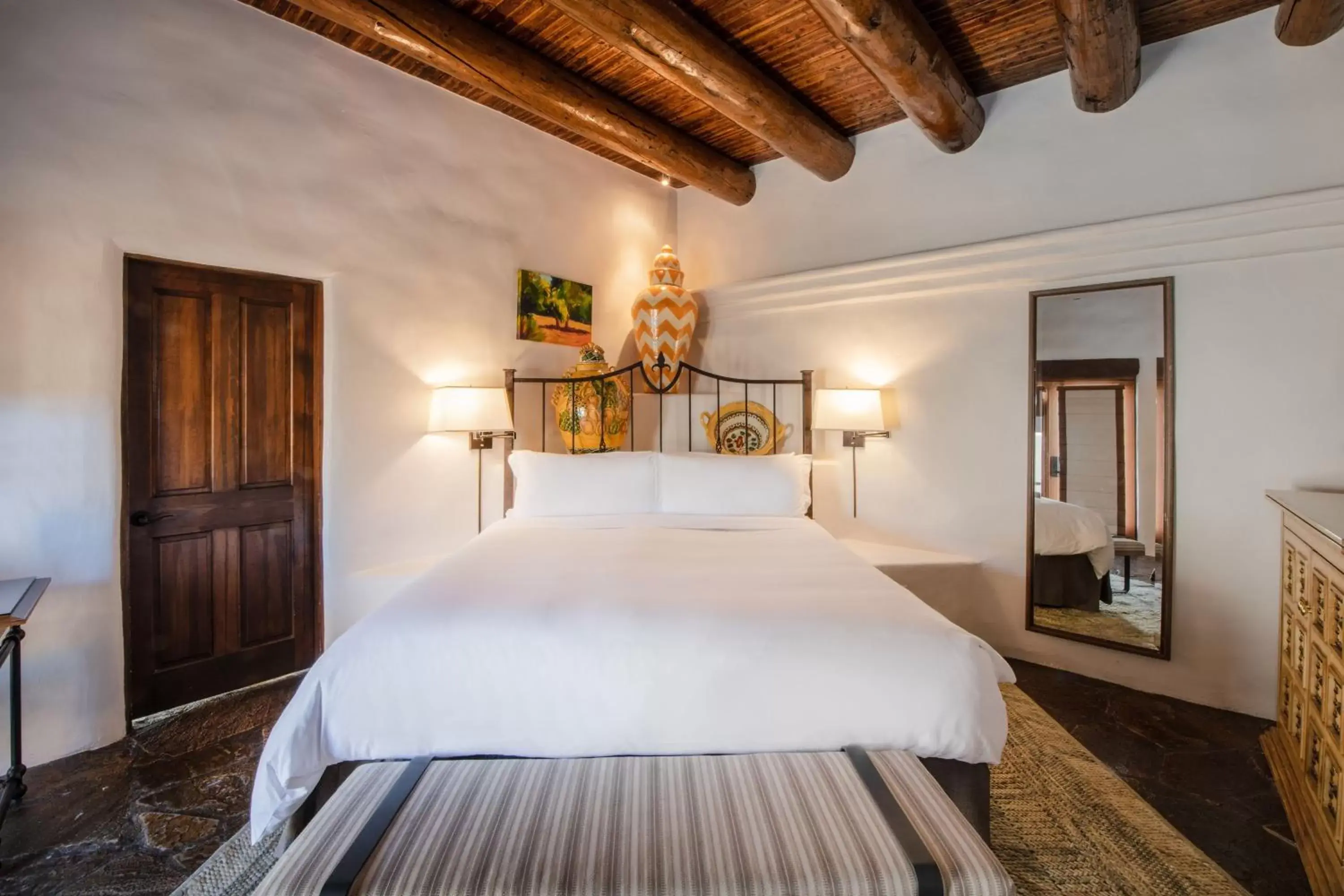Bedroom, Bed in La Posada De Santa Fe, a Tribute Portfolio Resort & Spa