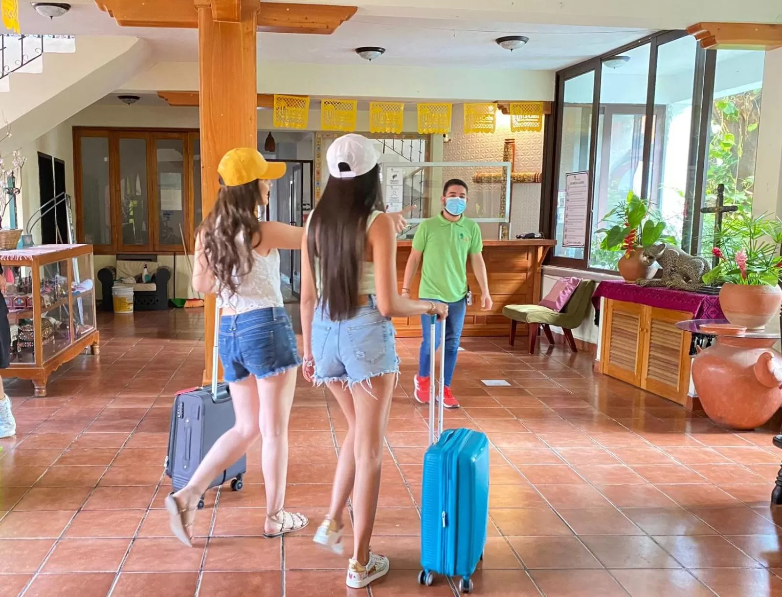 Lobby or reception in Hotel La Ceiba