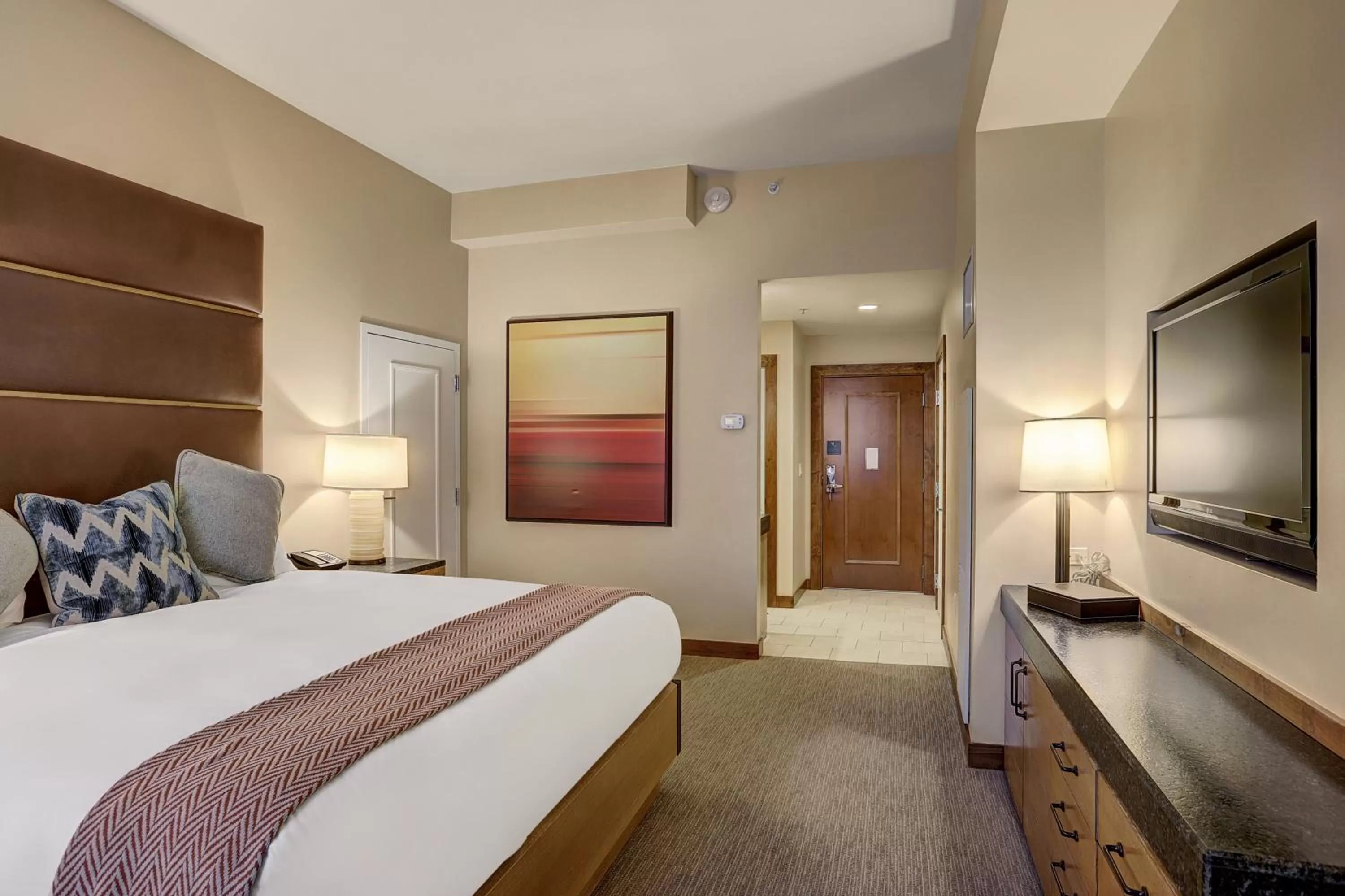 Bed in The Osprey at Beaver Creek, a RockResort