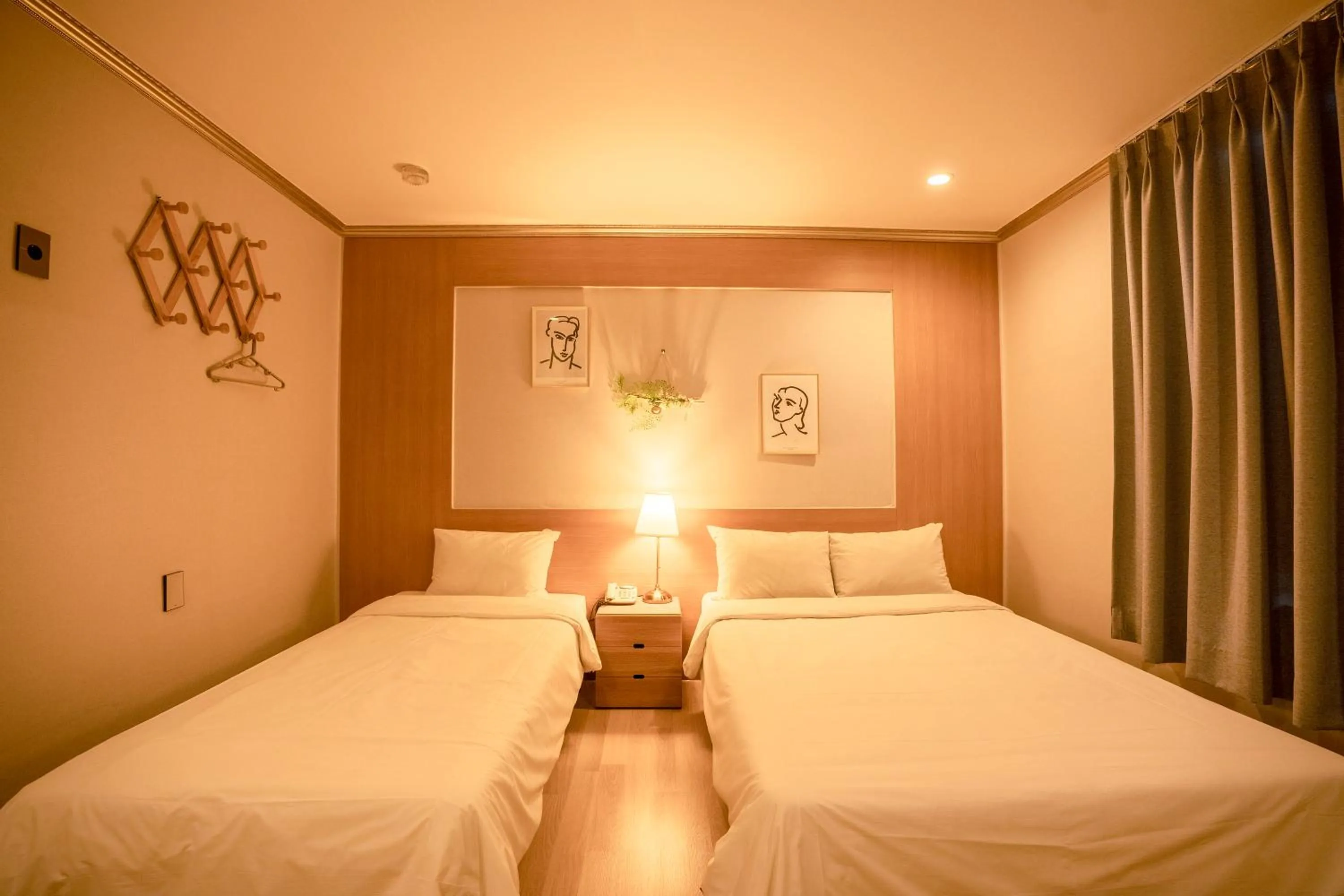 Bed in Jeju Stay Hotel