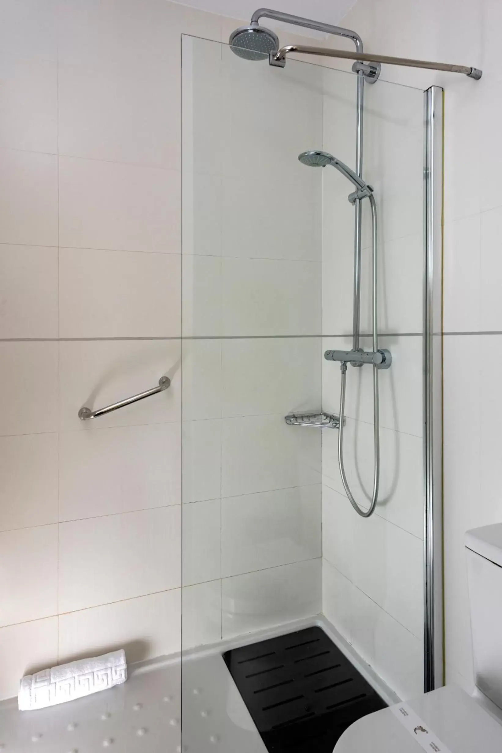 Shower, Bathroom in Hotel de Francia y París