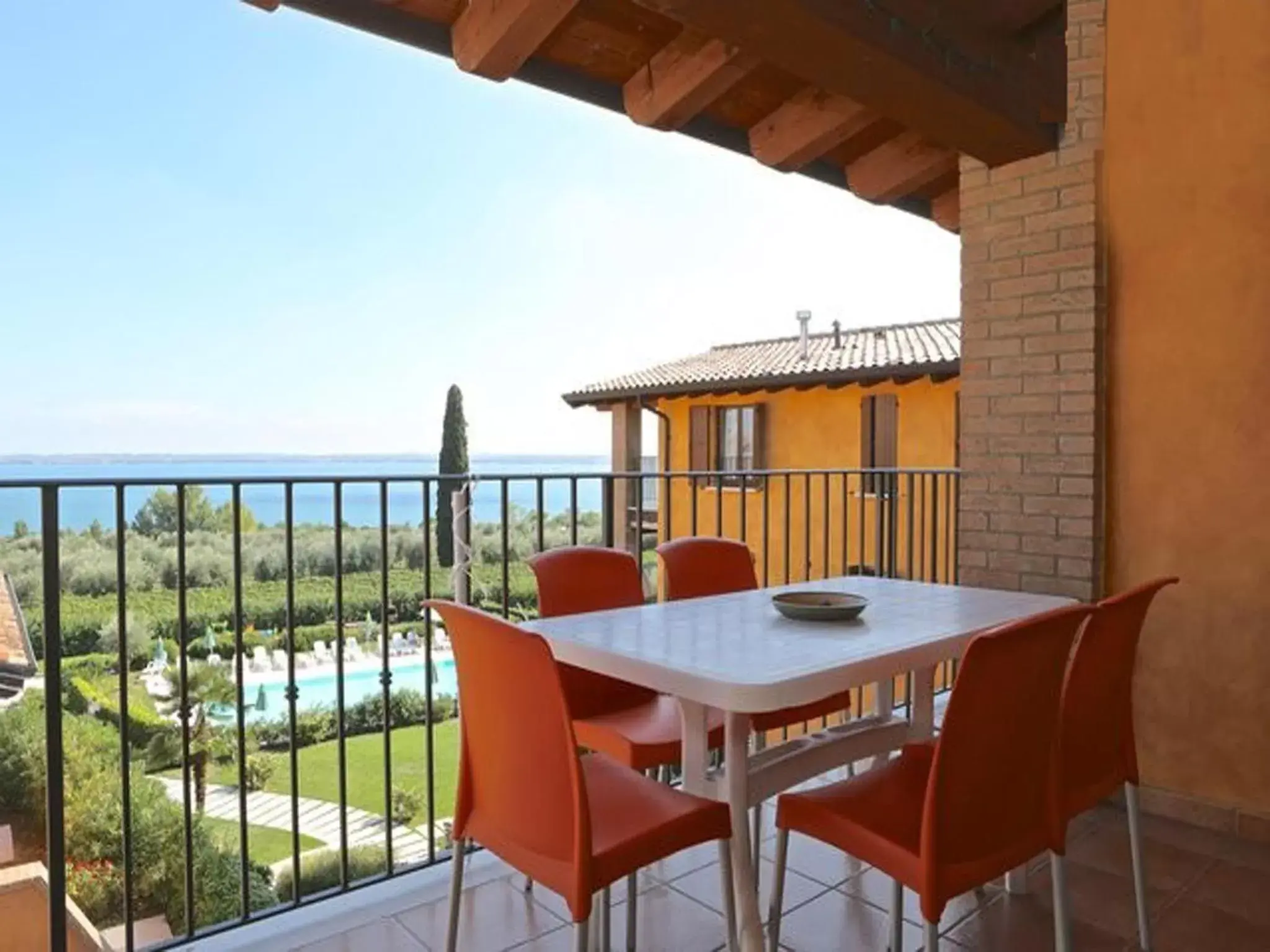 View (from property/room), Balcony/Terrace in Residence Corte Ferrari -Ciao Vacanze-