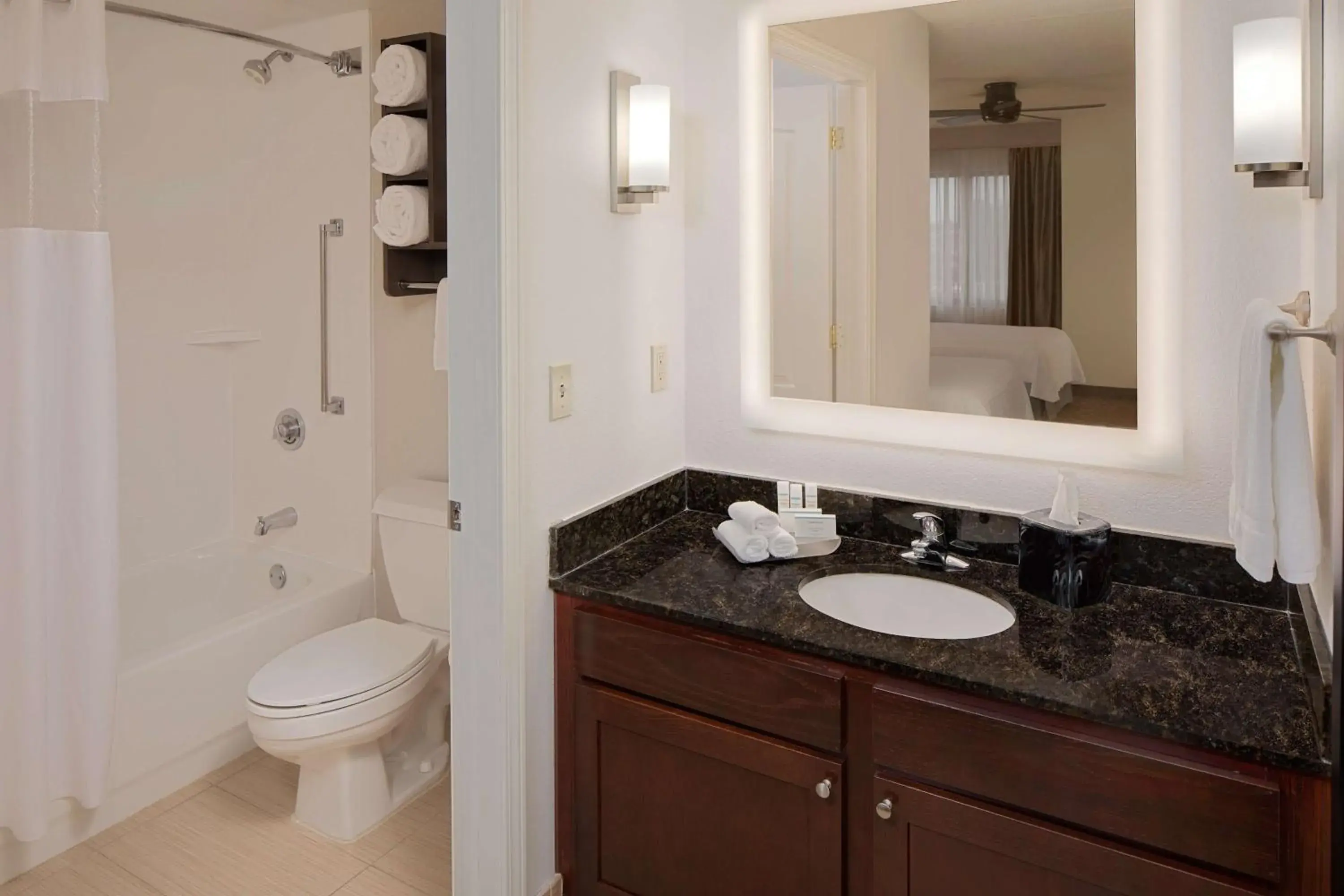 Bathroom in Homewood Suites by Hilton Minneapolis-Mall Of America