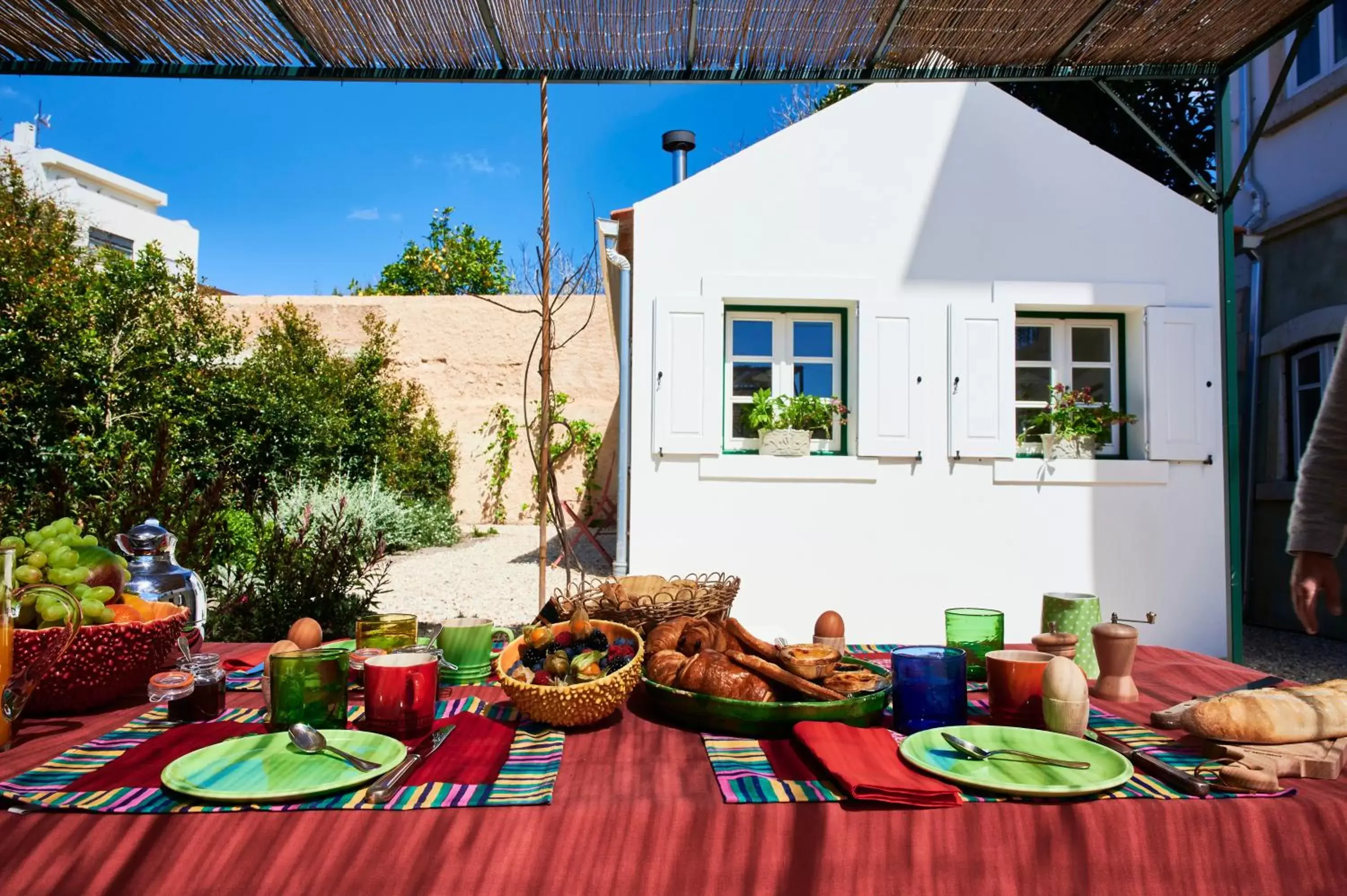 Patio in Vila Branca Guesthouse - Palacete