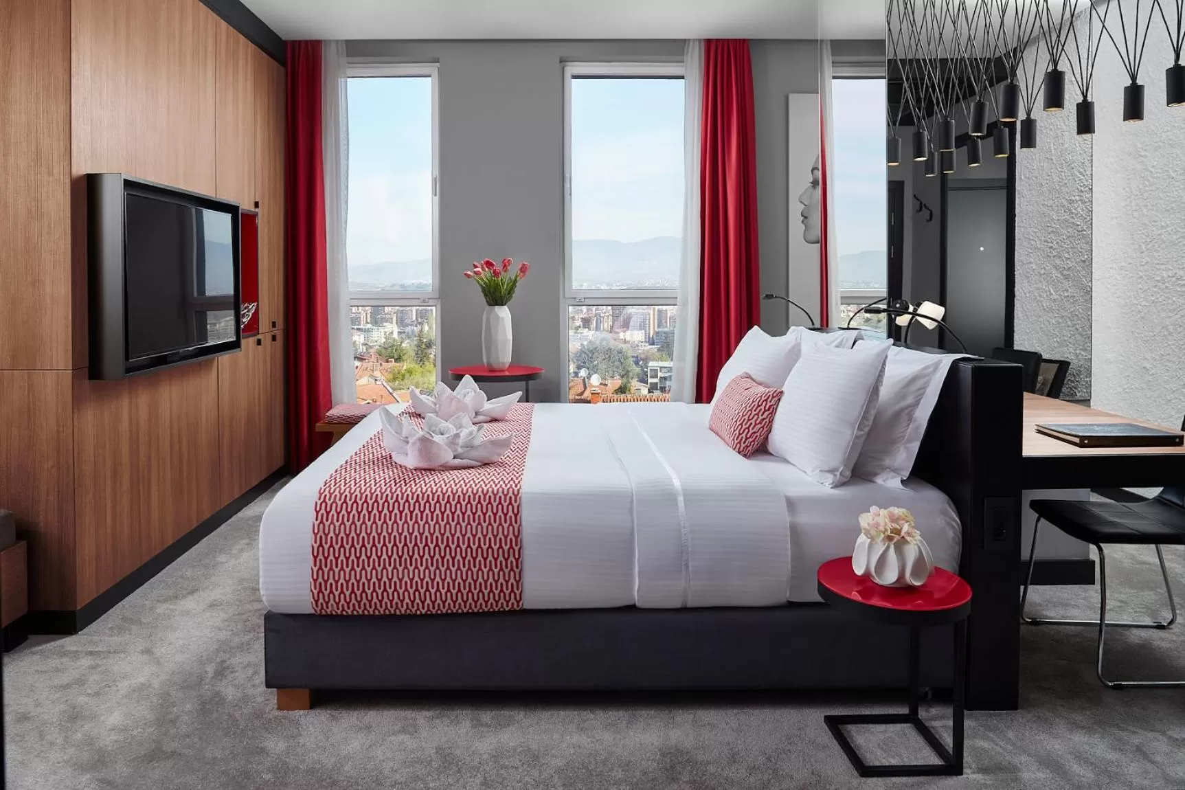 Photo of the whole room, Bed in Panoramika Design Hotel