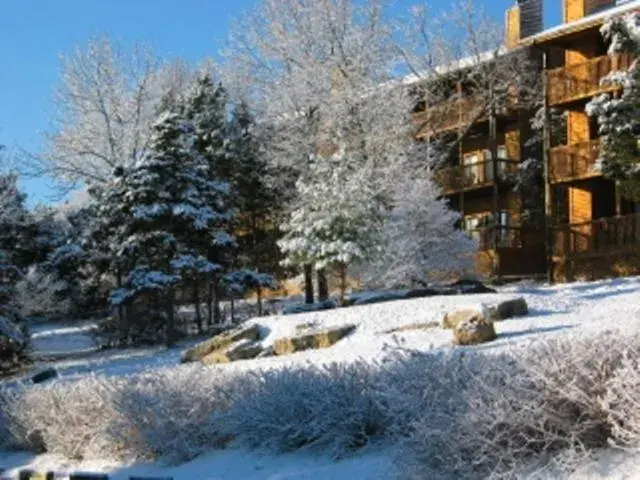 Property building, Winter in The Village At Indian Point Resort