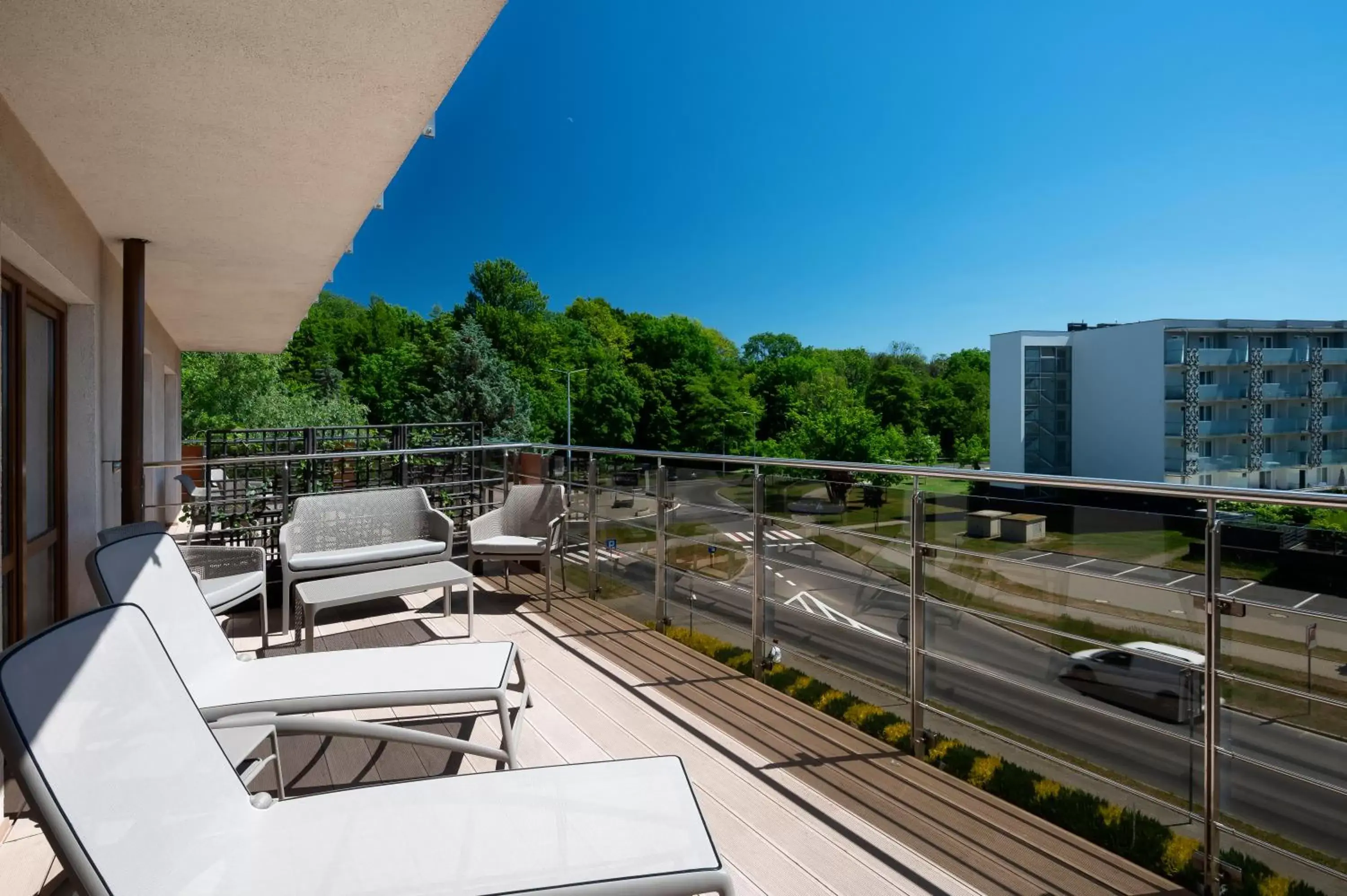 Balcony/Terrace in Hotel Leda Spa - Adults Only