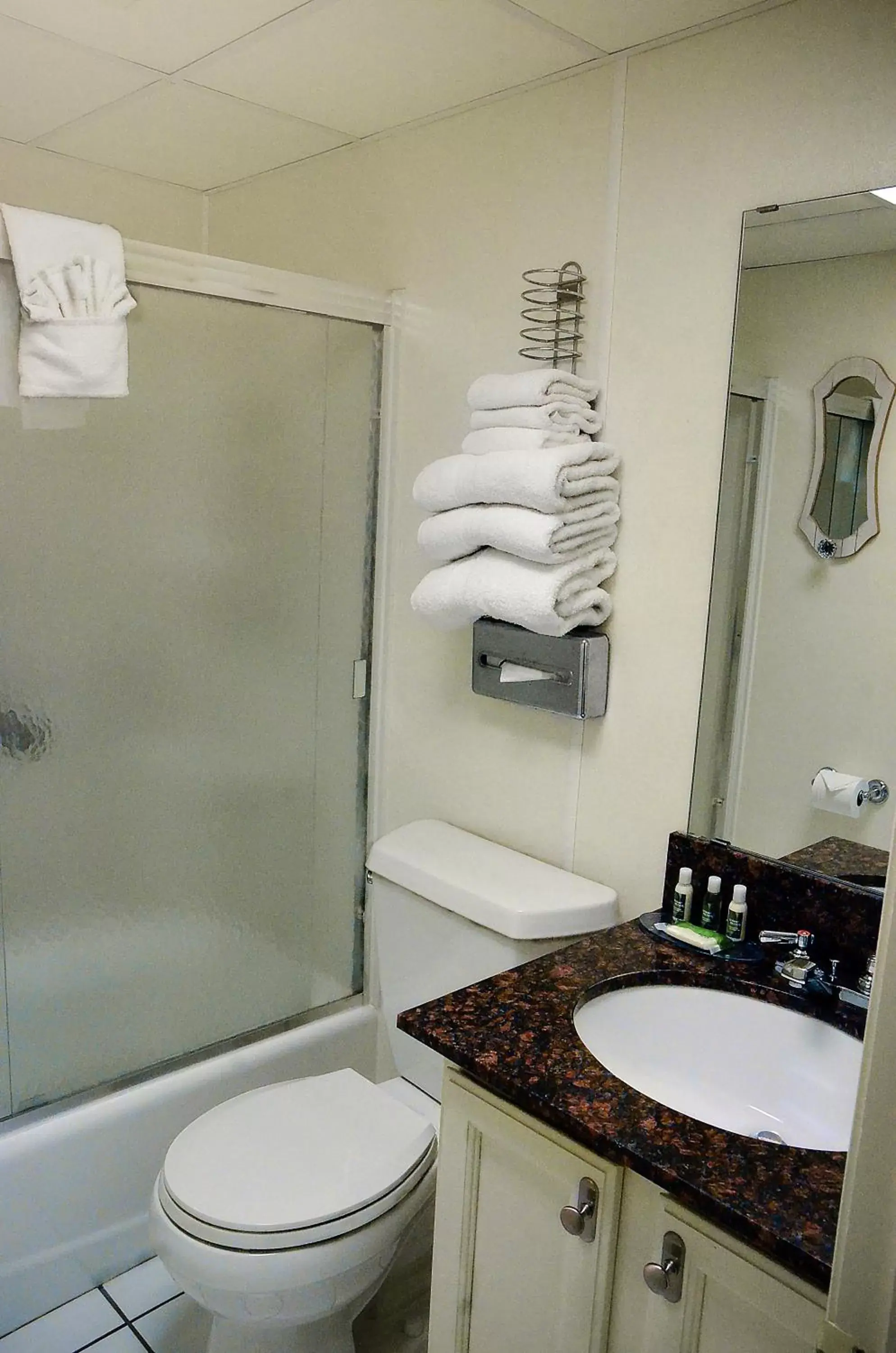 Bathroom in Centerstone Plaza Hotel Soldiers Field - Mayo Clinic Area