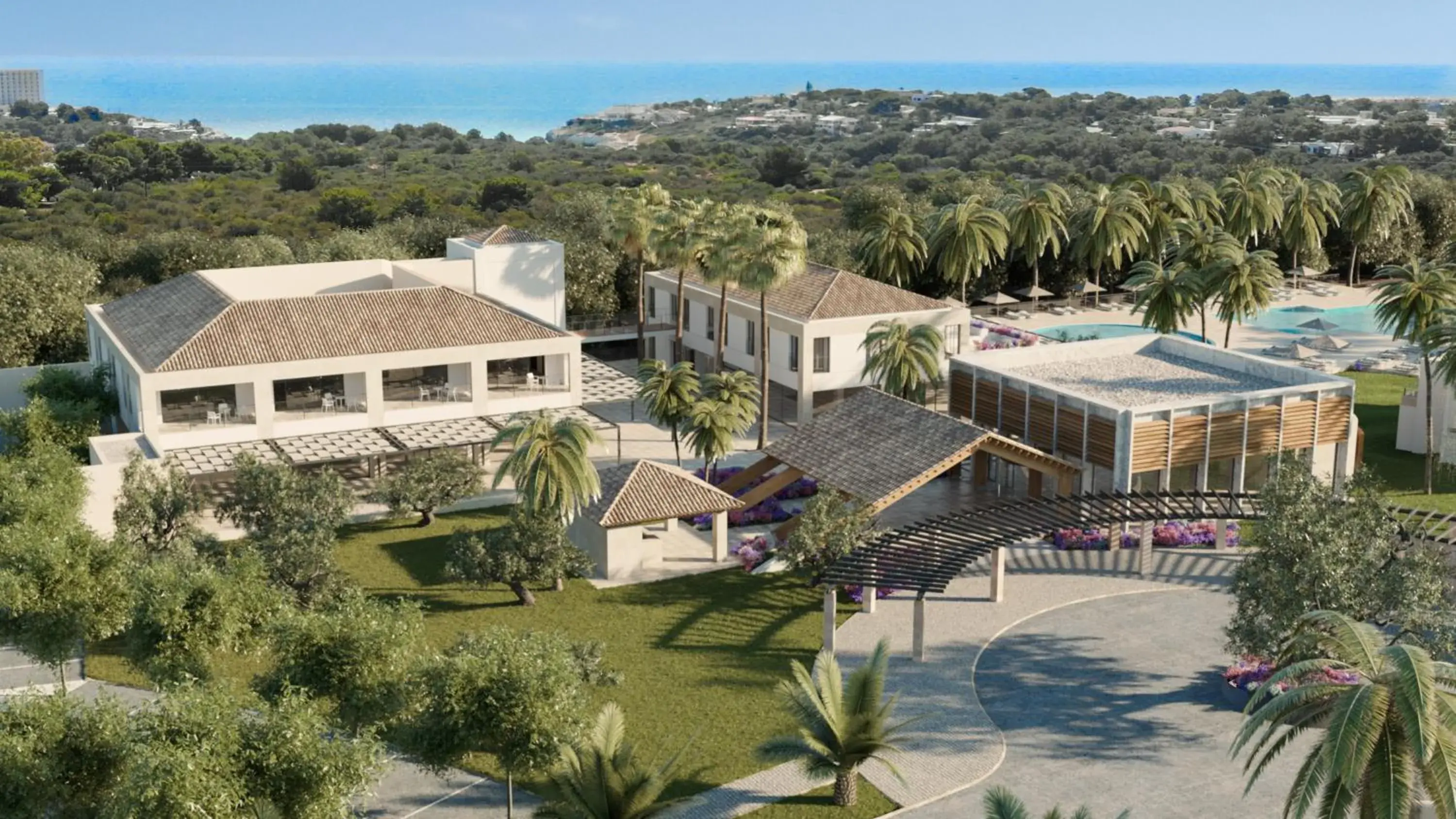 Bird's eye view in Iberostar Waves Cala Domingos All Inclusive Bird's eye view in Iberostar Waves Cala Domingos All Inclusive