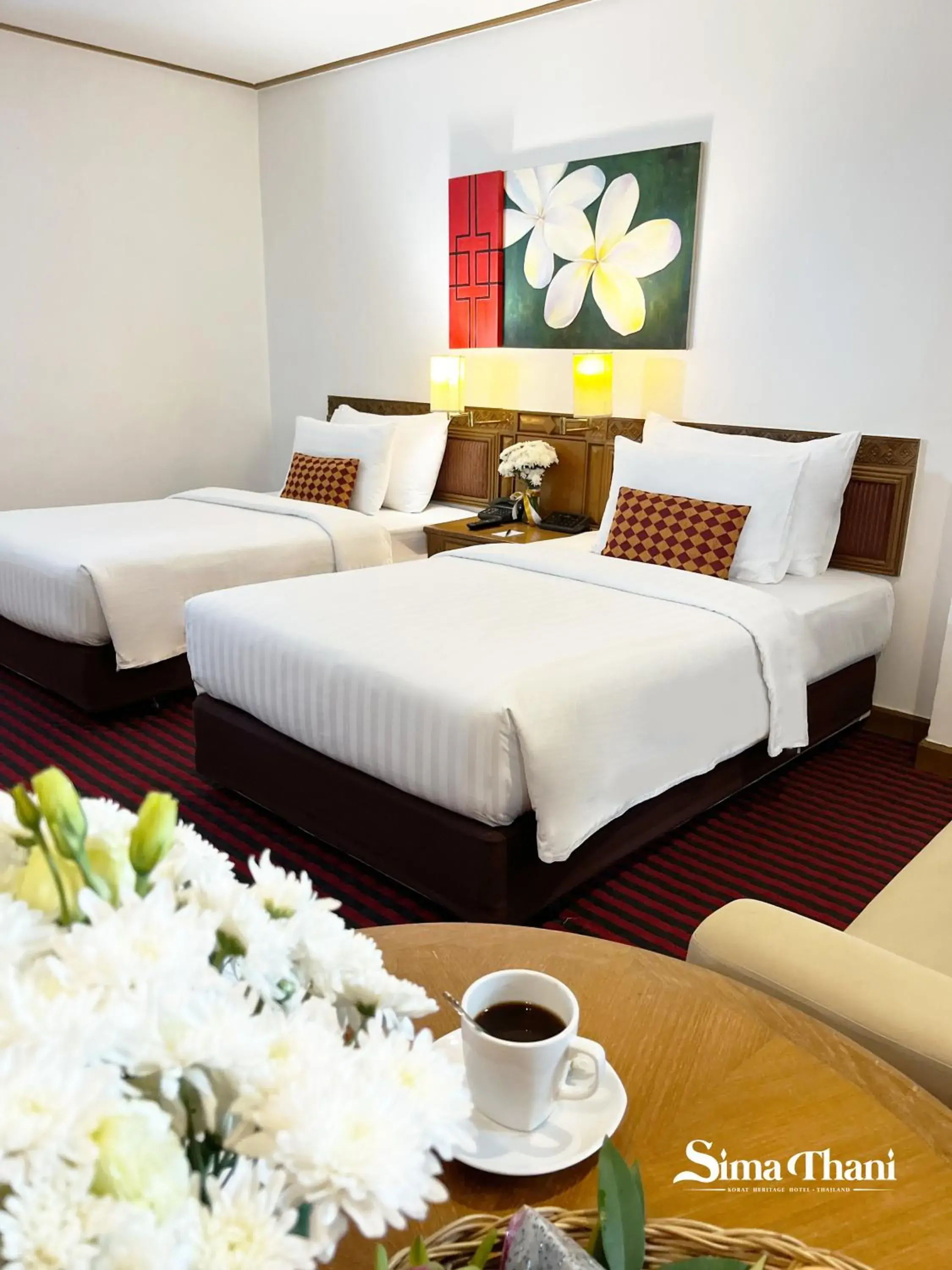 Bed in Sima Thani Hotel