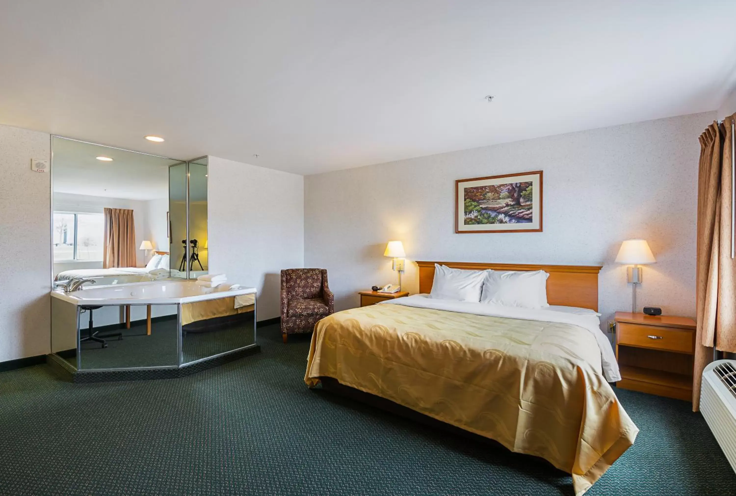 King Suite with Hot Tub - Non-Smoking in Quality Inn & Suites Belmont Route 151
