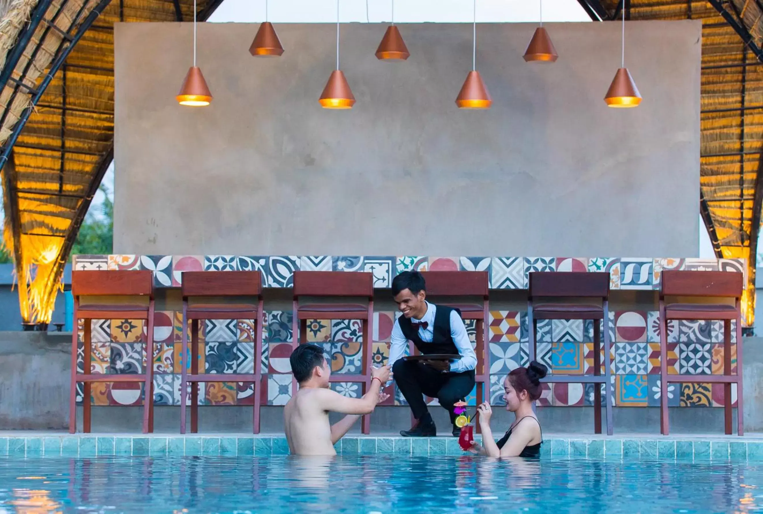 Swimming pool in Sabara Angkor Resort & Spa Swimming pool in Sabara Angkor Resort & Spa