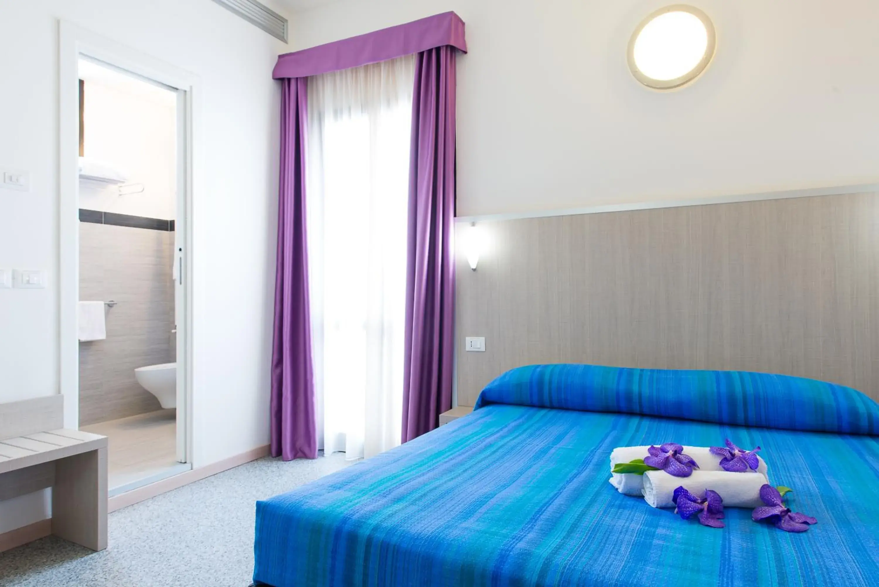 Bedroom, Bed in Hotel Villa Argia Rimini