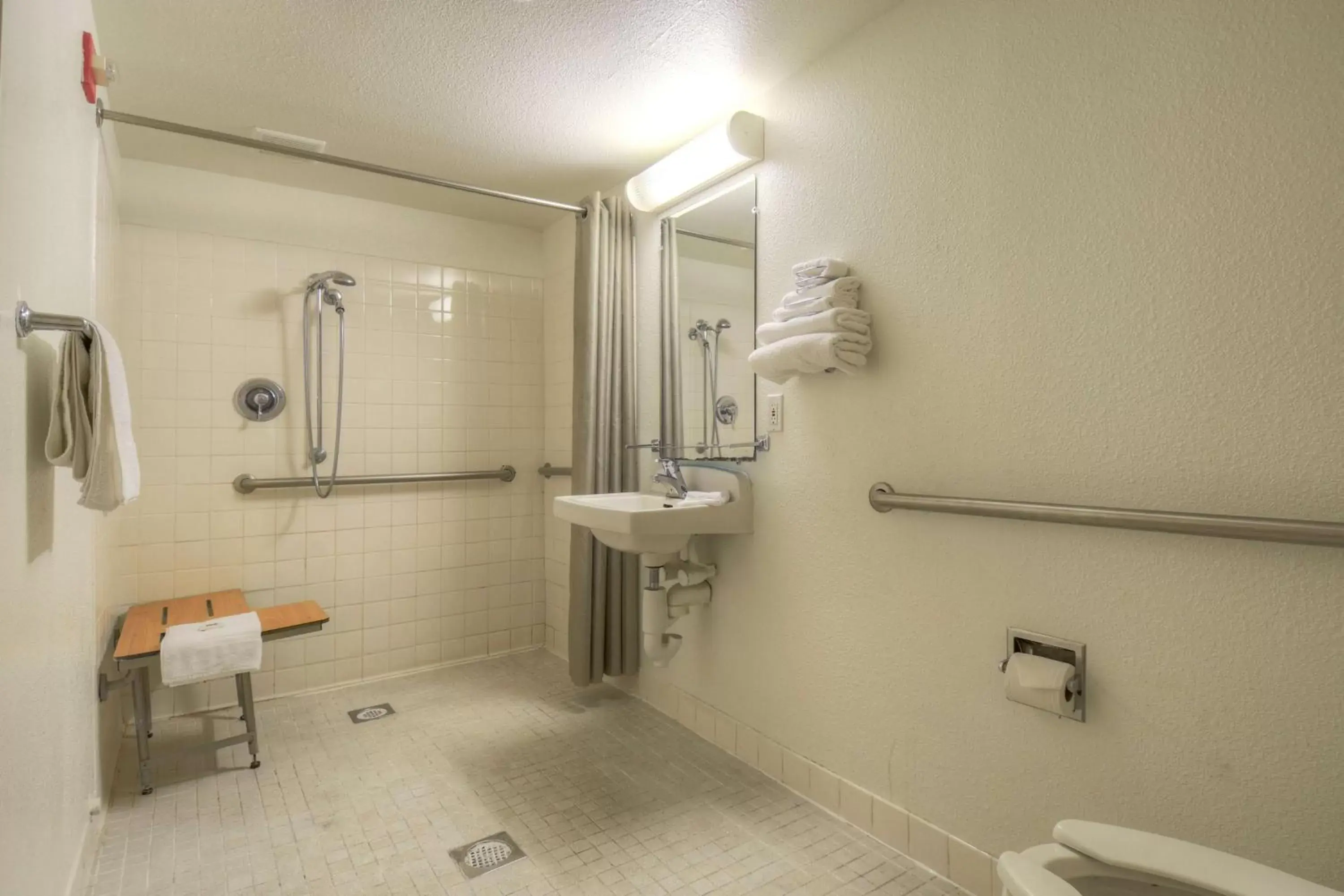 Shower, Bathroom in Motel 6-Costa Mesa, CA