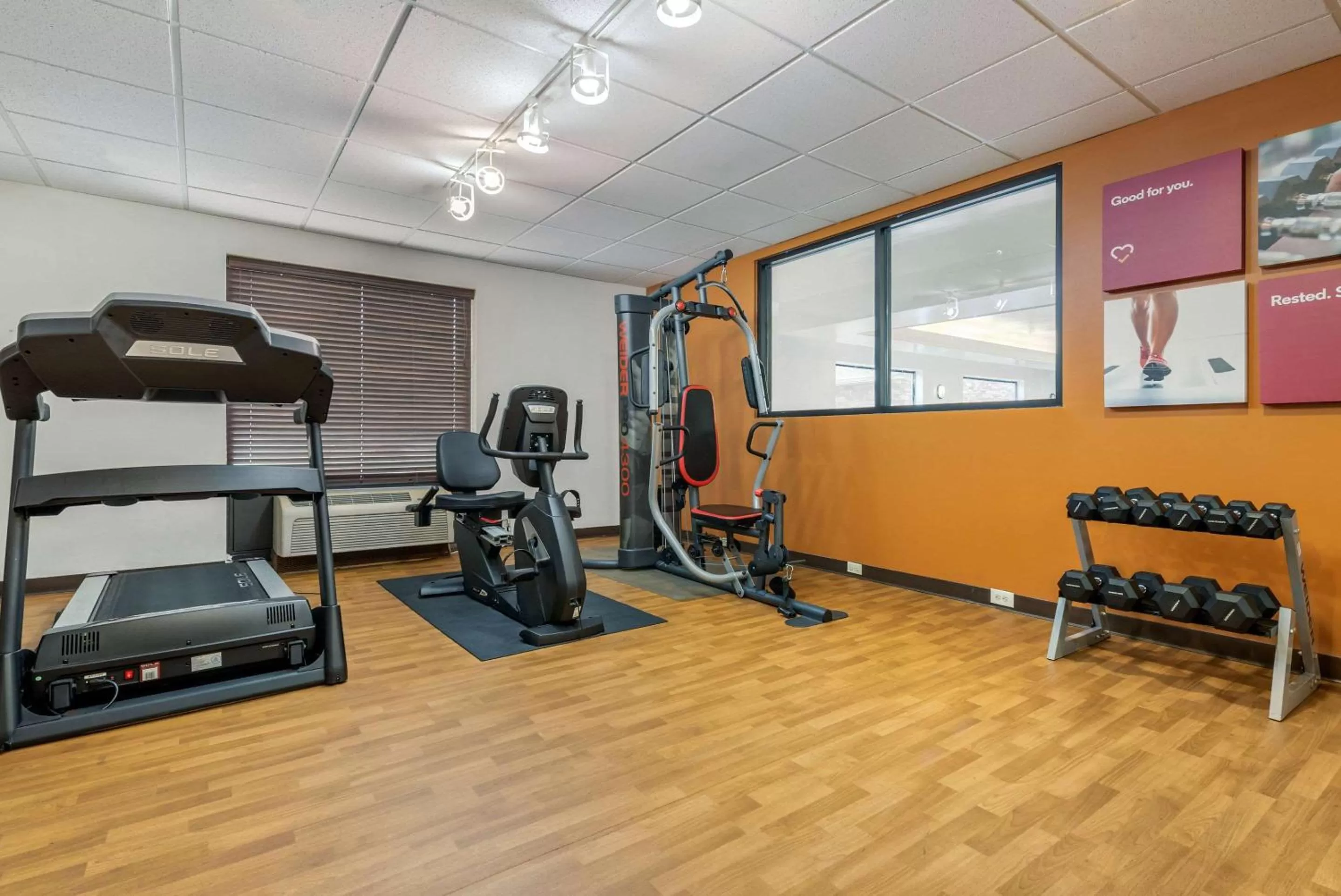 Fitness centre/facilities in Comfort Suites Dayton-Wright Patterson