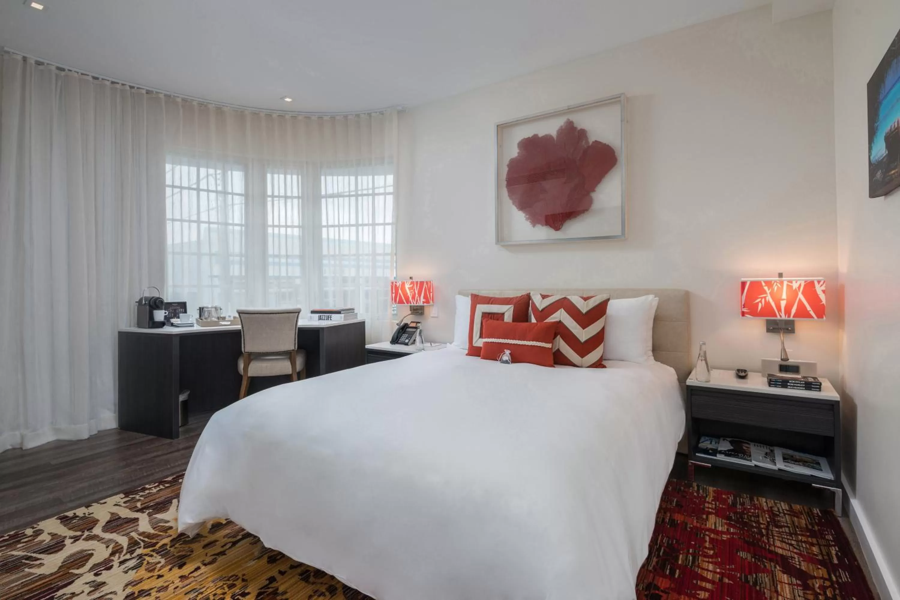 Bed in The Marlin Hotel