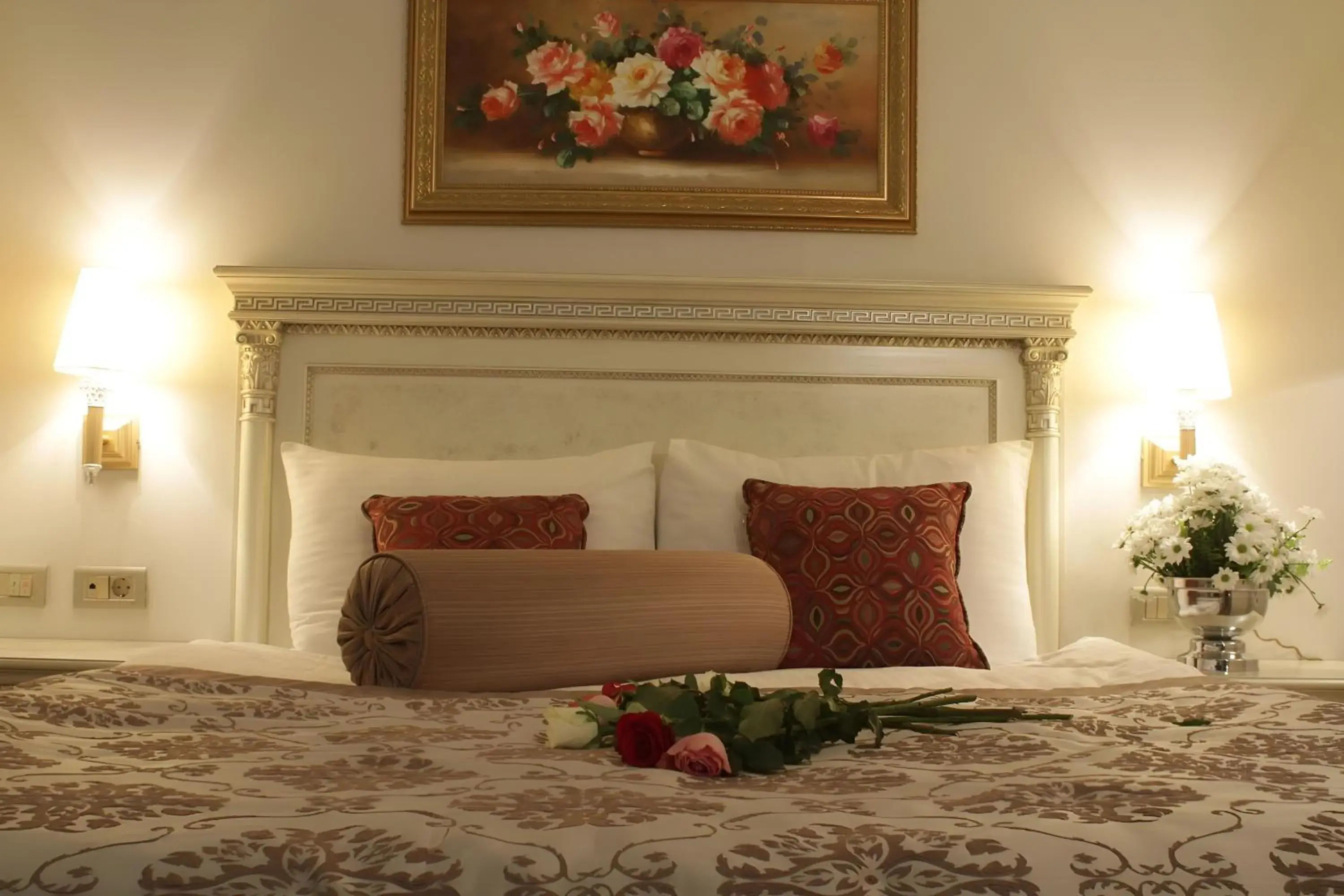 Bed in Demir Hotel
