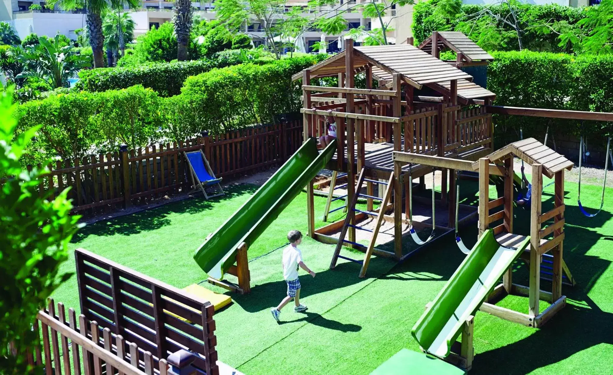 Children play ground in Coral Sea Aqua Club Resort