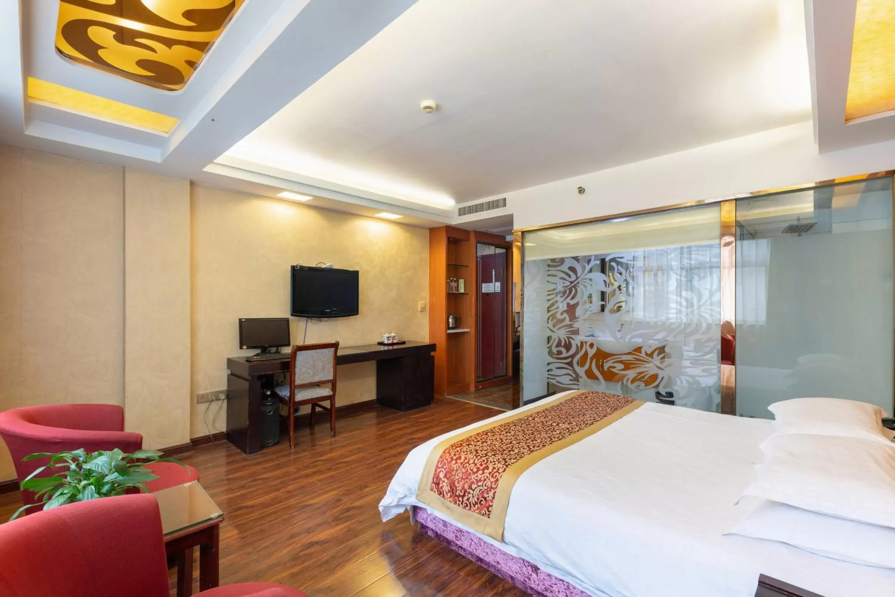 Bedroom in Yiwu Yuejia Business Hotel