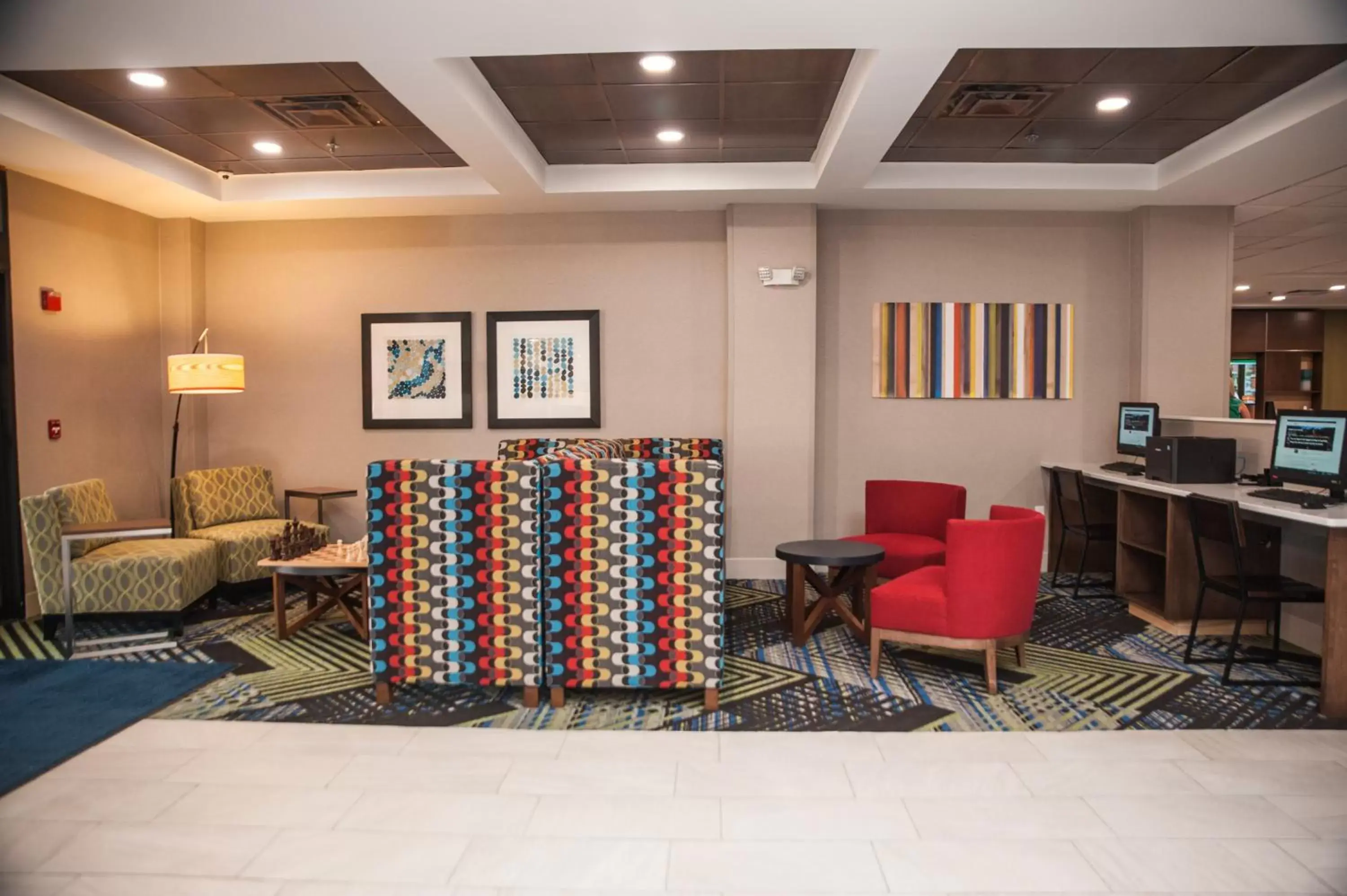 Lobby/Reception in Holiday Inn Express Hotel & Suites Norfolk, an IHG Hotel