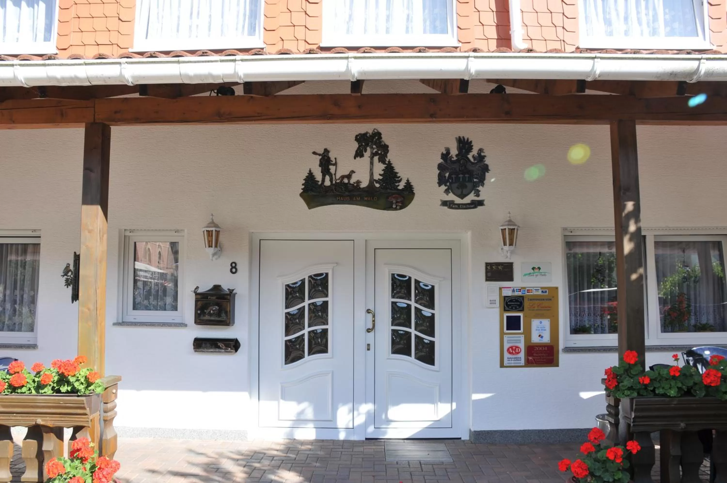 Balcony/Terrace in Land-Hotel Am Wald Garni