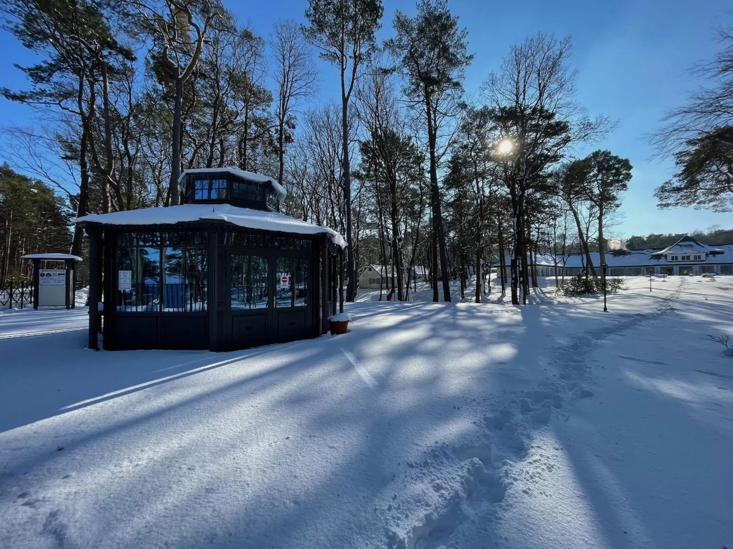 Property building, Winter in Hotel Residenz Waldoase