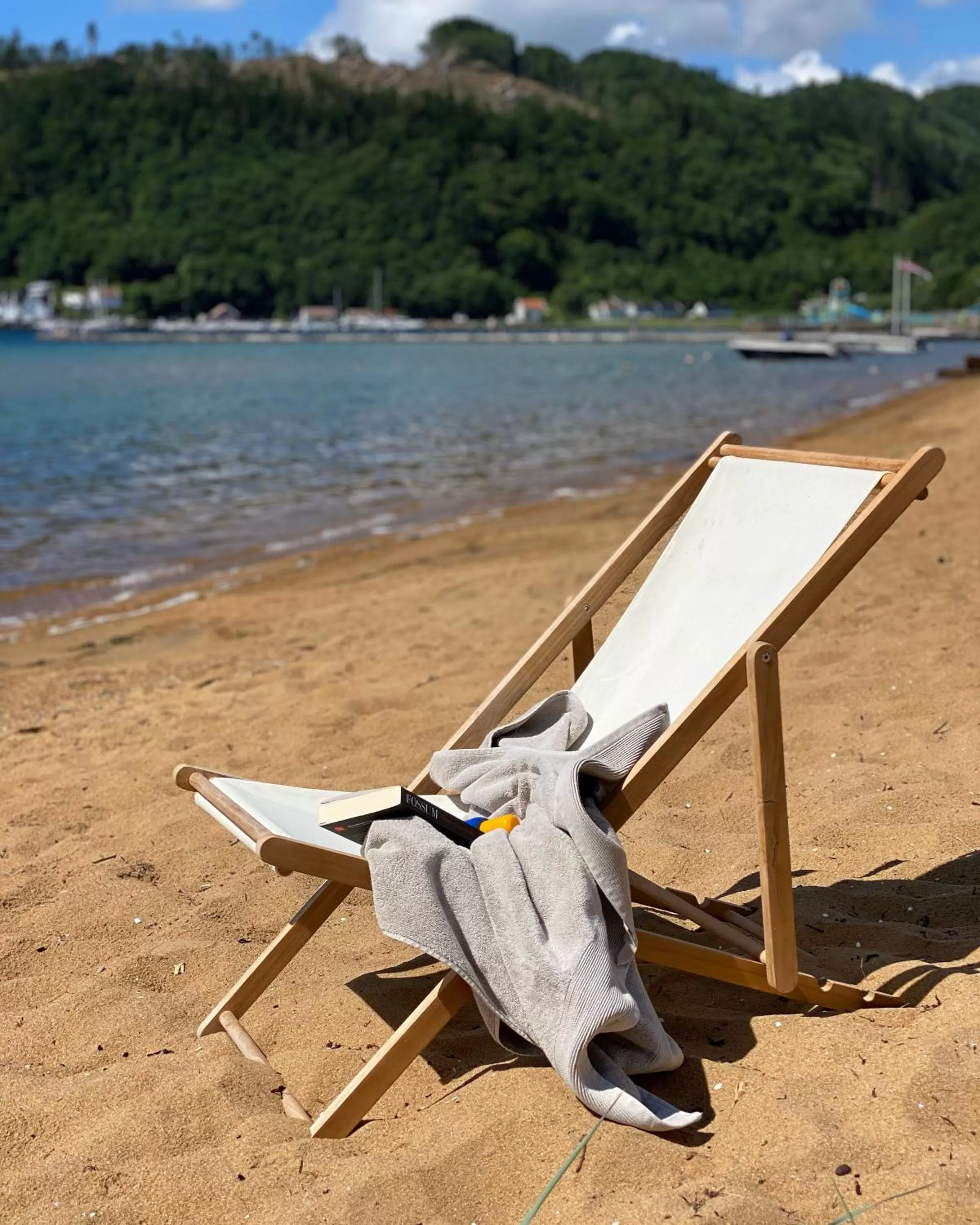 Beach in Rosfjord Strandhotel