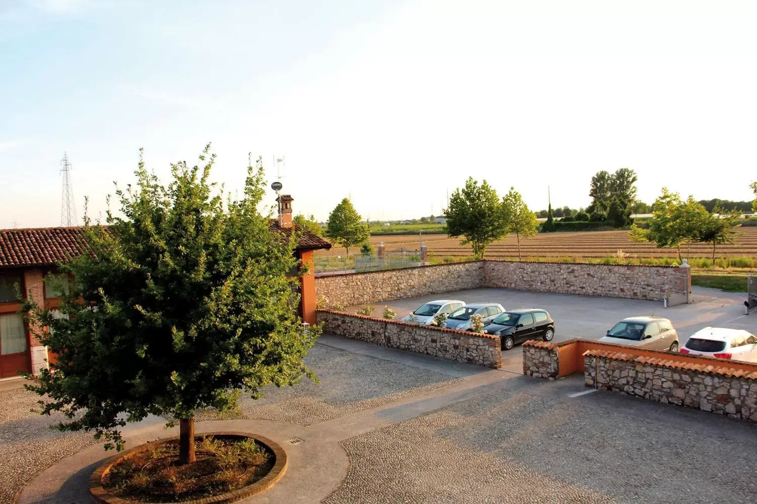 Garden view in Cascina Volta