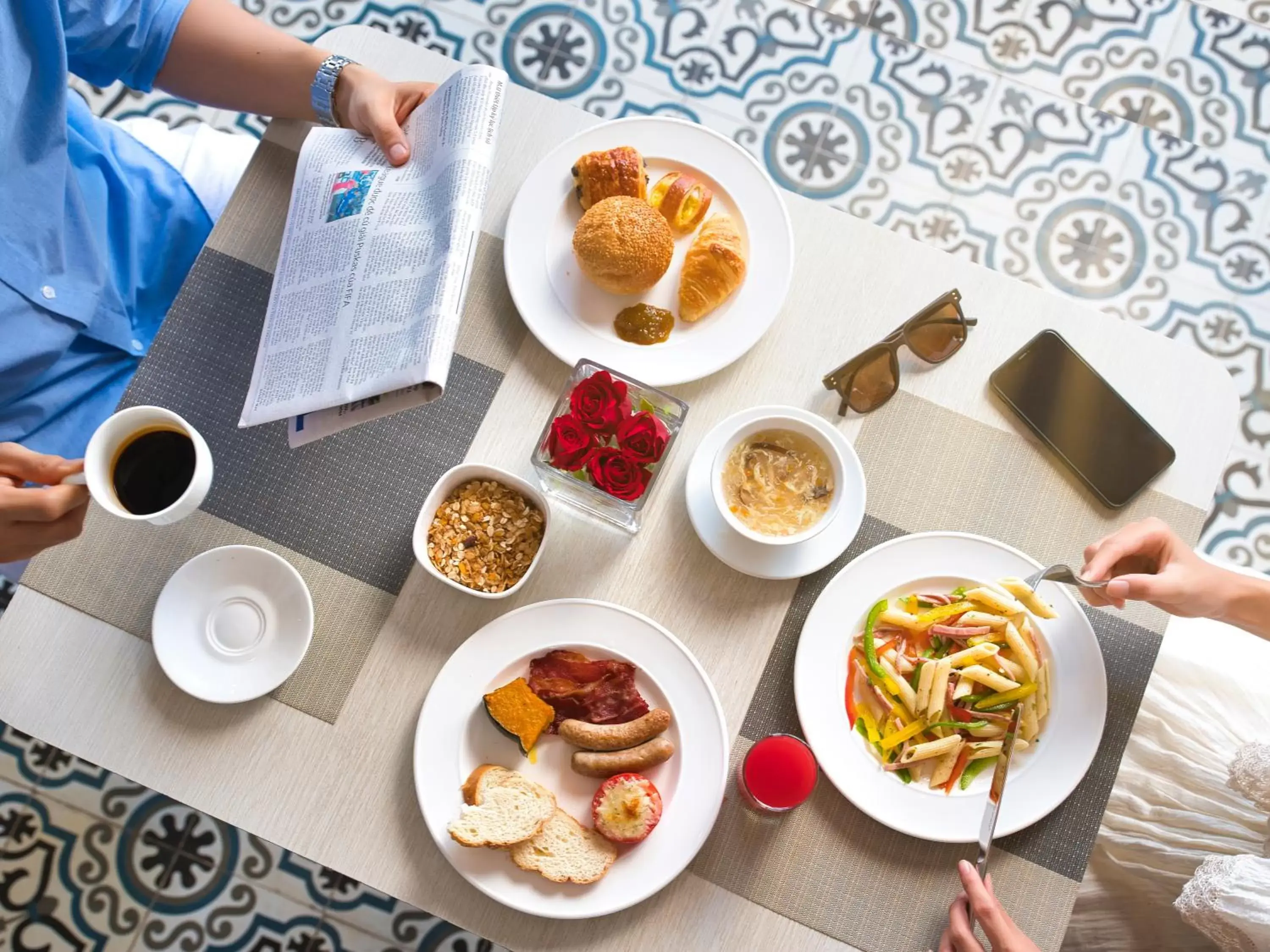 Buffet breakfast in Mercure Vung Tau Resort Buffet breakfast in Mercure Vung Tau Resort