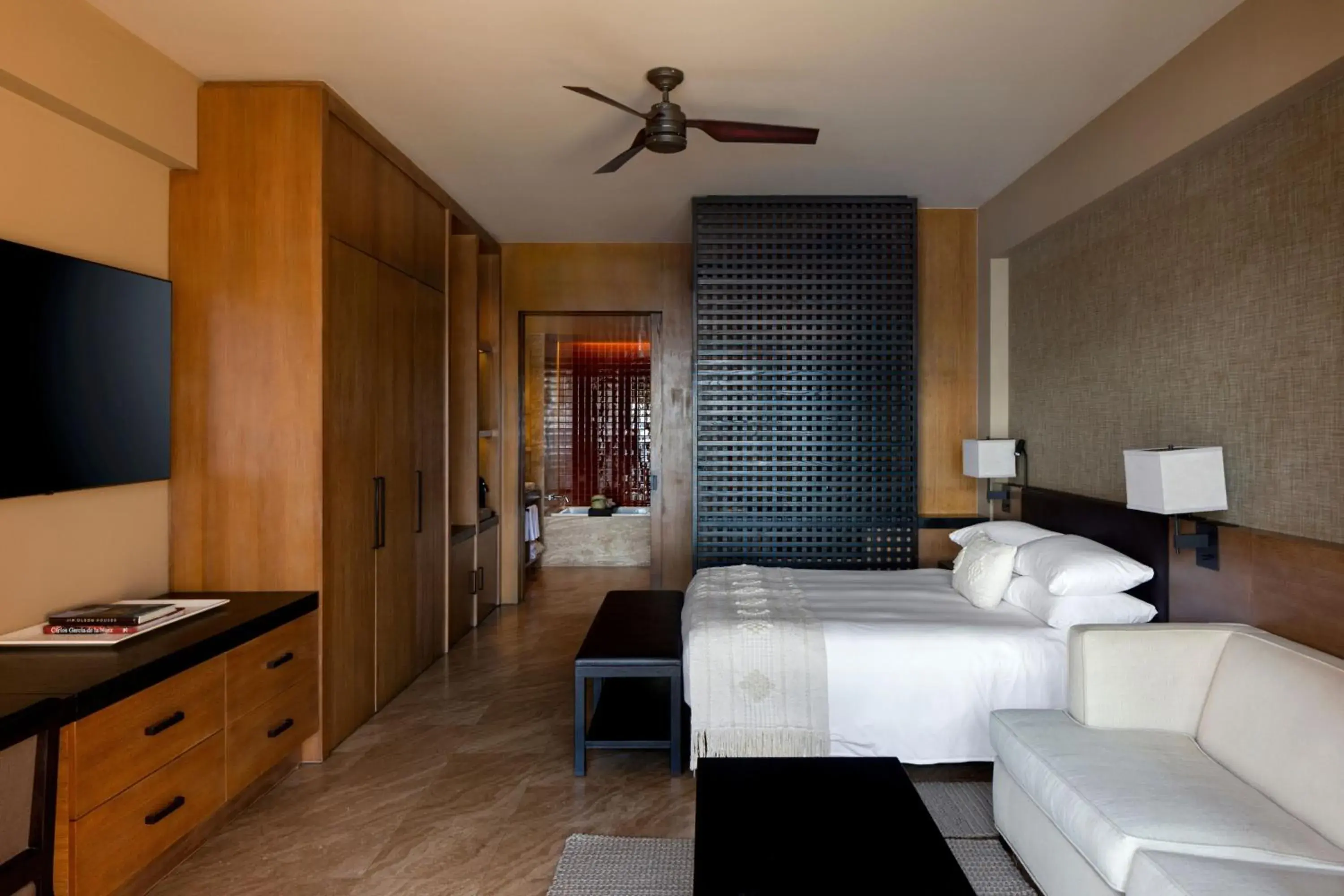 Photo of the whole room, Bed in Casa Maat at JW Marriott Los Cabos Beach Resort & Spa