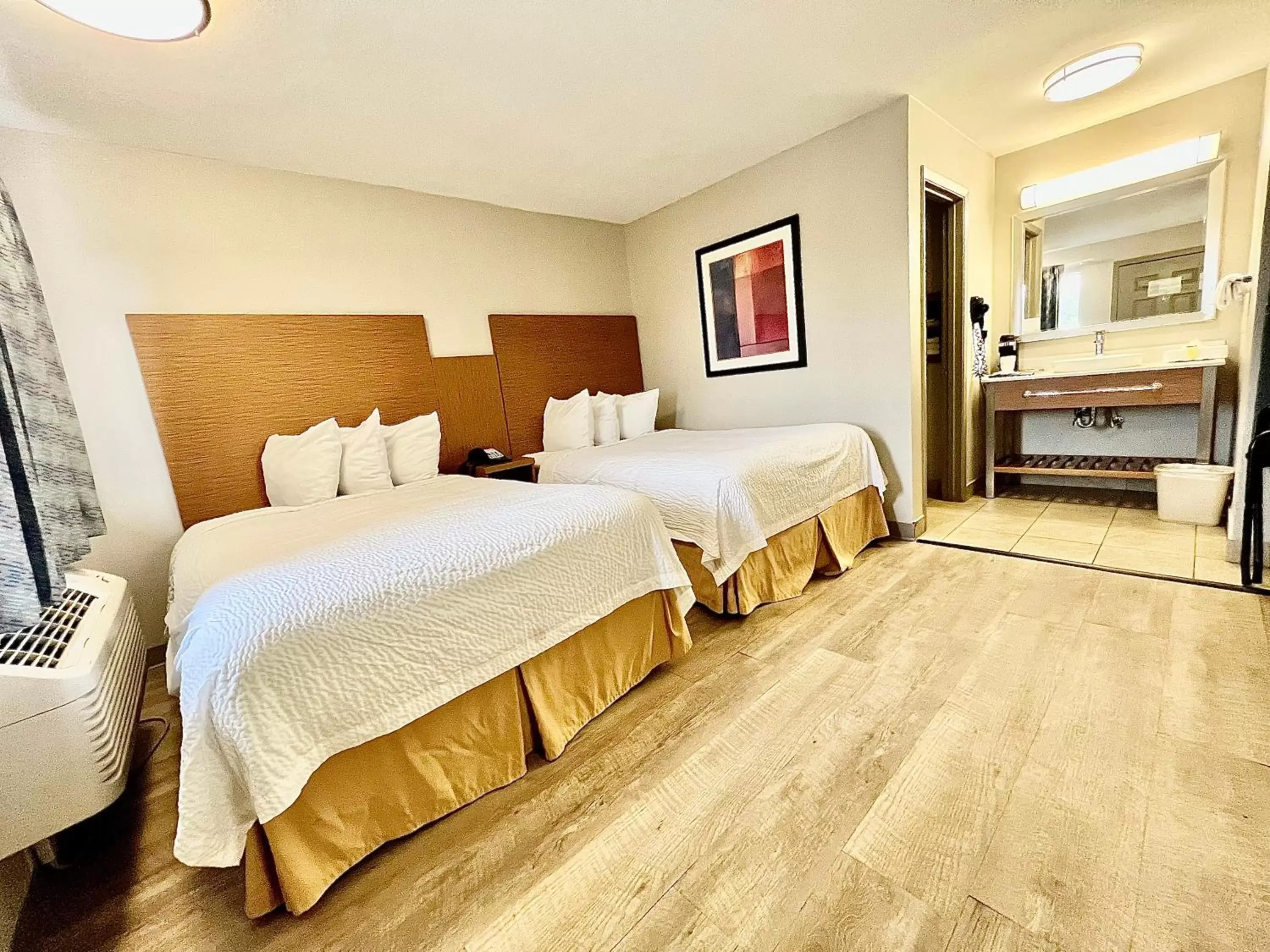 Suite with Two Full Size Beds - Non-Smoking in Days Inn & Suites by Wyndham Arlington Near Six Flags Suite with Two Full Size Beds - Non-Smoking in Days Inn & Suites by Wyndham Arlington Near Six Flags