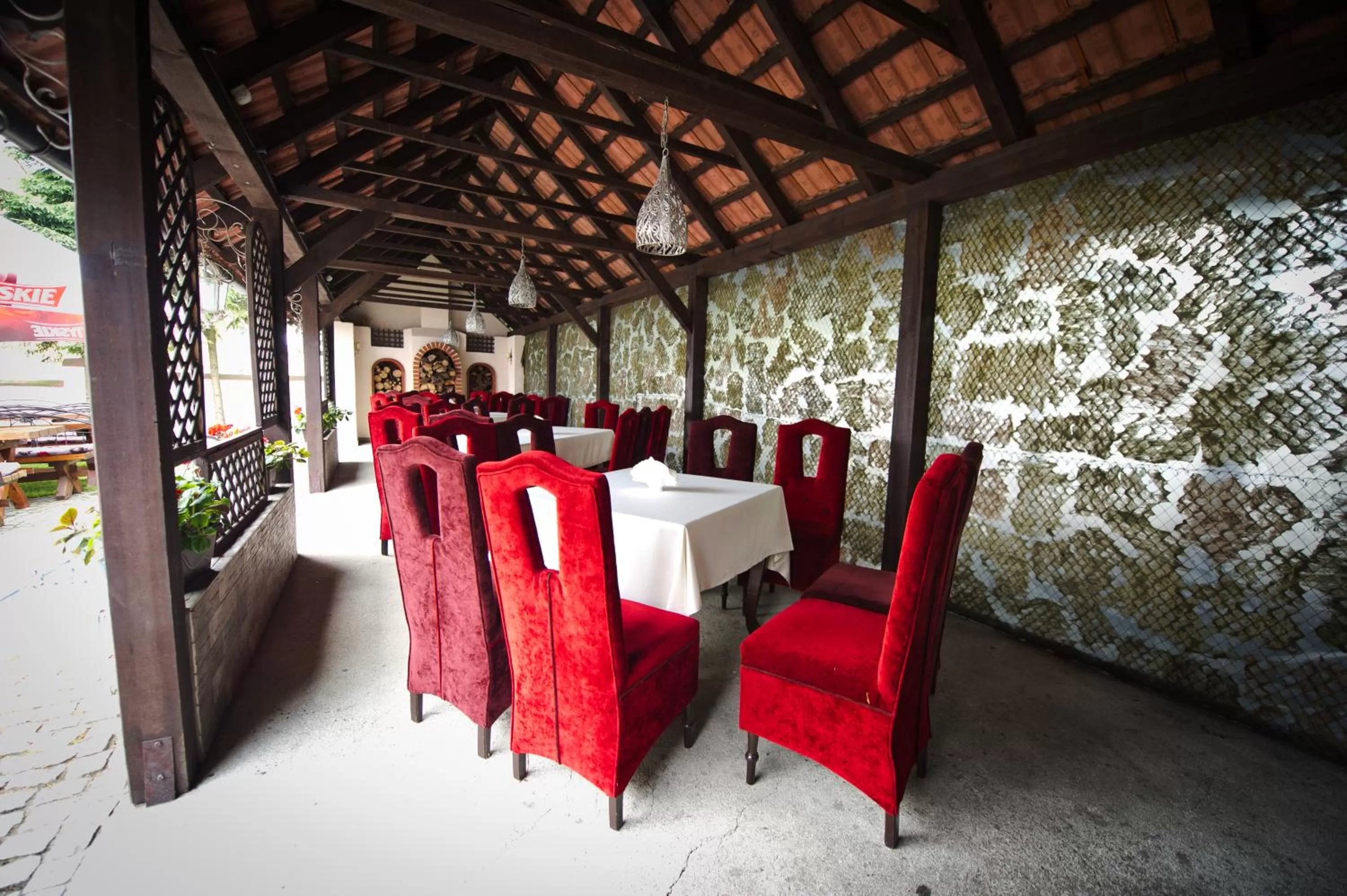 BBQ facilities in Motel Łużycki & Restauracja